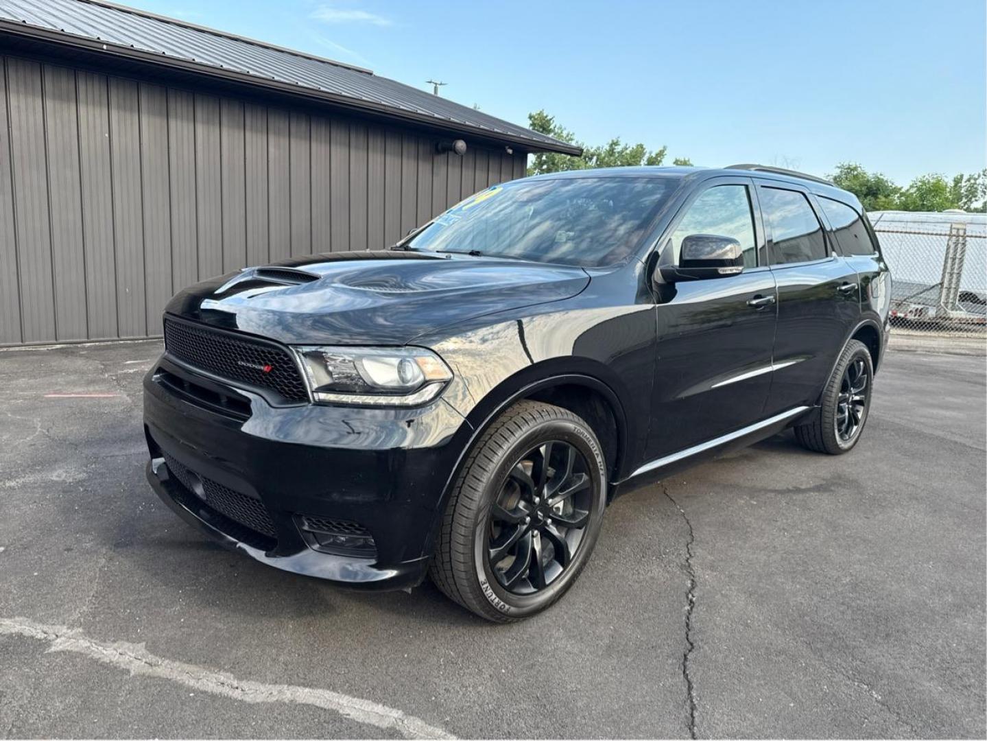 2019 BLACK METALLIC DODGE DURANGO (1C4RDJDG7KC) with an V6,3.6L(220 CID),DOHC engine, AUTOMATIC transmission, located at 14600 Frazho Road, Warren, MI, 48089, (586) 776-3400, 42.485996, -82.974220 - Photo#0