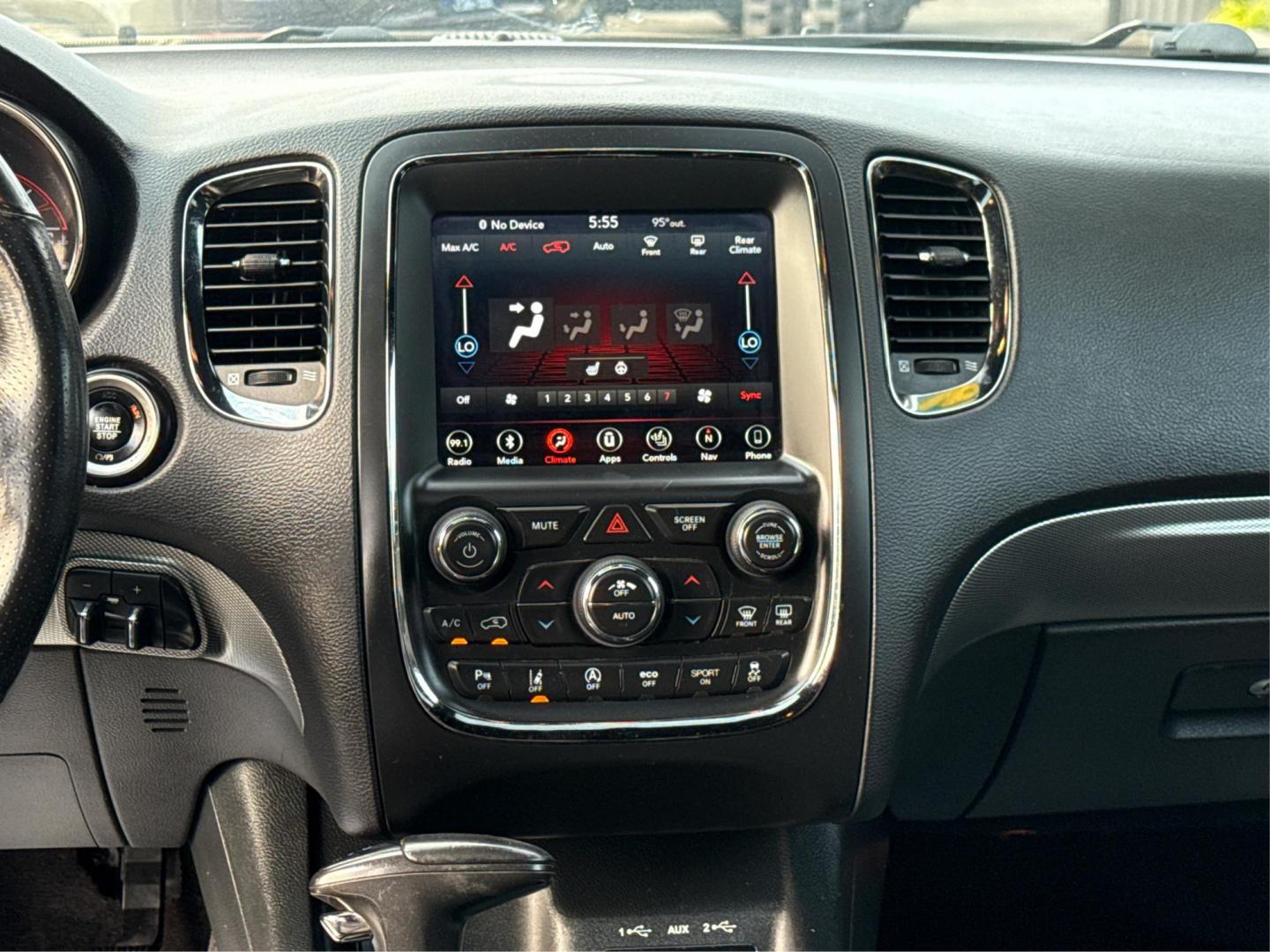 2019 BLACK METALLIC DODGE DURANGO (1C4RDJDG7KC) with an V6,3.6L(220 CID),DOHC engine, AUTOMATIC transmission, located at 14600 Frazho Road, Warren, MI, 48089, (586) 776-3400, 42.485996, -82.974220 - Photo#13