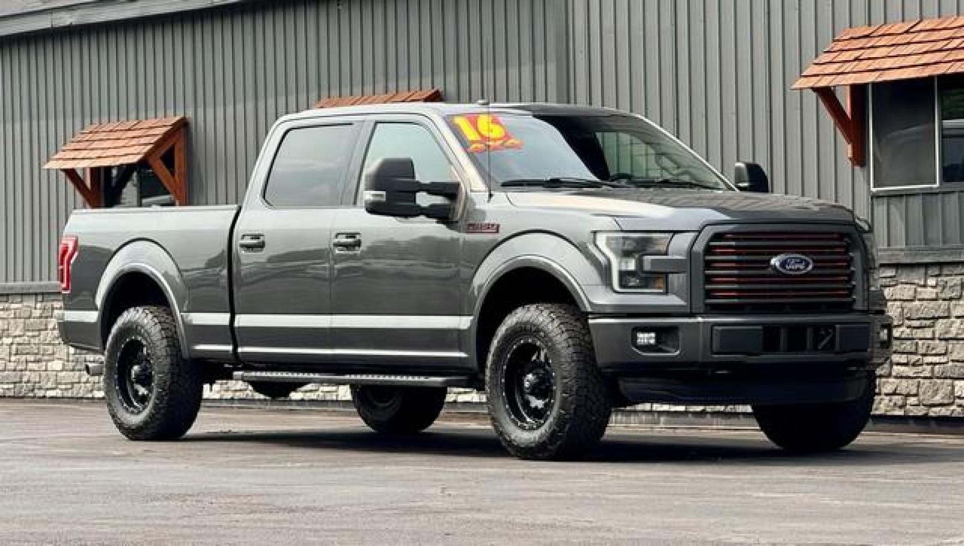 2016 GRAY FORD F-150 (1FTFW1EG9GF) with an V6,3.5L(213 CID),DOHC engine, AUTOMATIC transmission, located at 14600 Frazho Road, Warren, MI, 48089, (586) 776-3400, 42.485996, -82.974220 - Photo#3