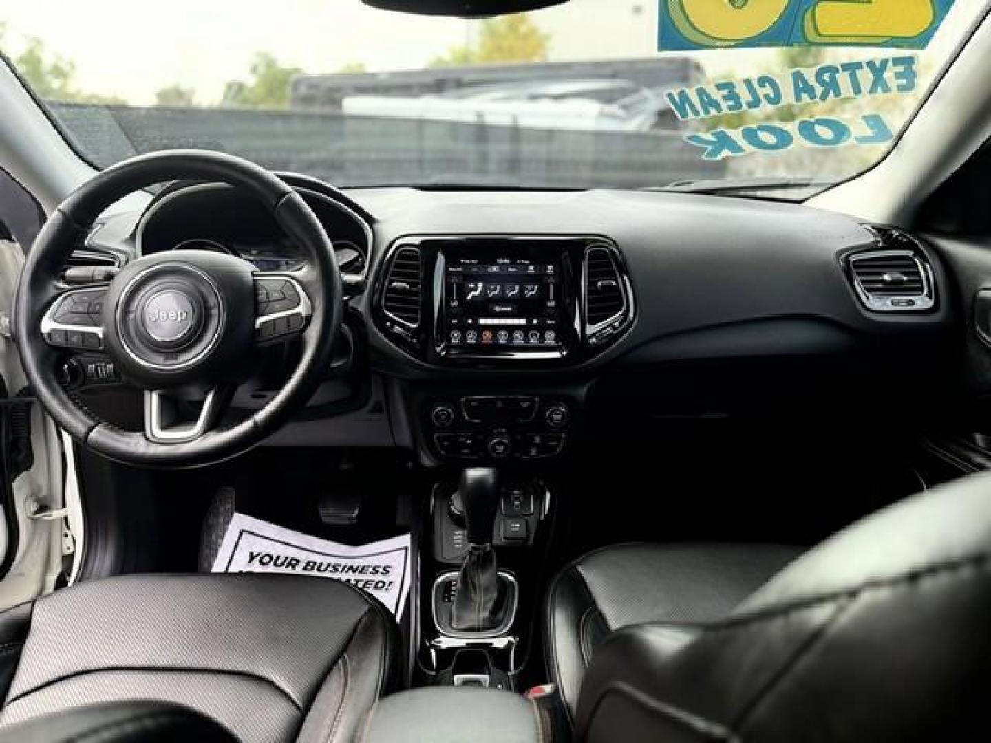 2020 WHITE JEEP COMPASS (3C4NJDCB0LT) with an L4,2.4L(144 CID), engine, AUTOMATIC transmission, located at 14600 Frazho Road, Warren, MI, 48089, (586) 776-3400, 42.485996, -82.974220 - Photo#12