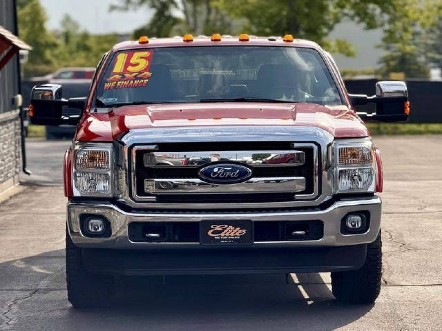 2015 RED FORD F-250 SUPER DUTY (1FT7W2B68FE) with an V8,6.2L(379 CID),SOHC engine, AUTOMATIC transmission, located at 14600 Frazho Road, Warren, MI, 48089, (586) 776-3400, 42.485996, -82.974220 - Photo#4
