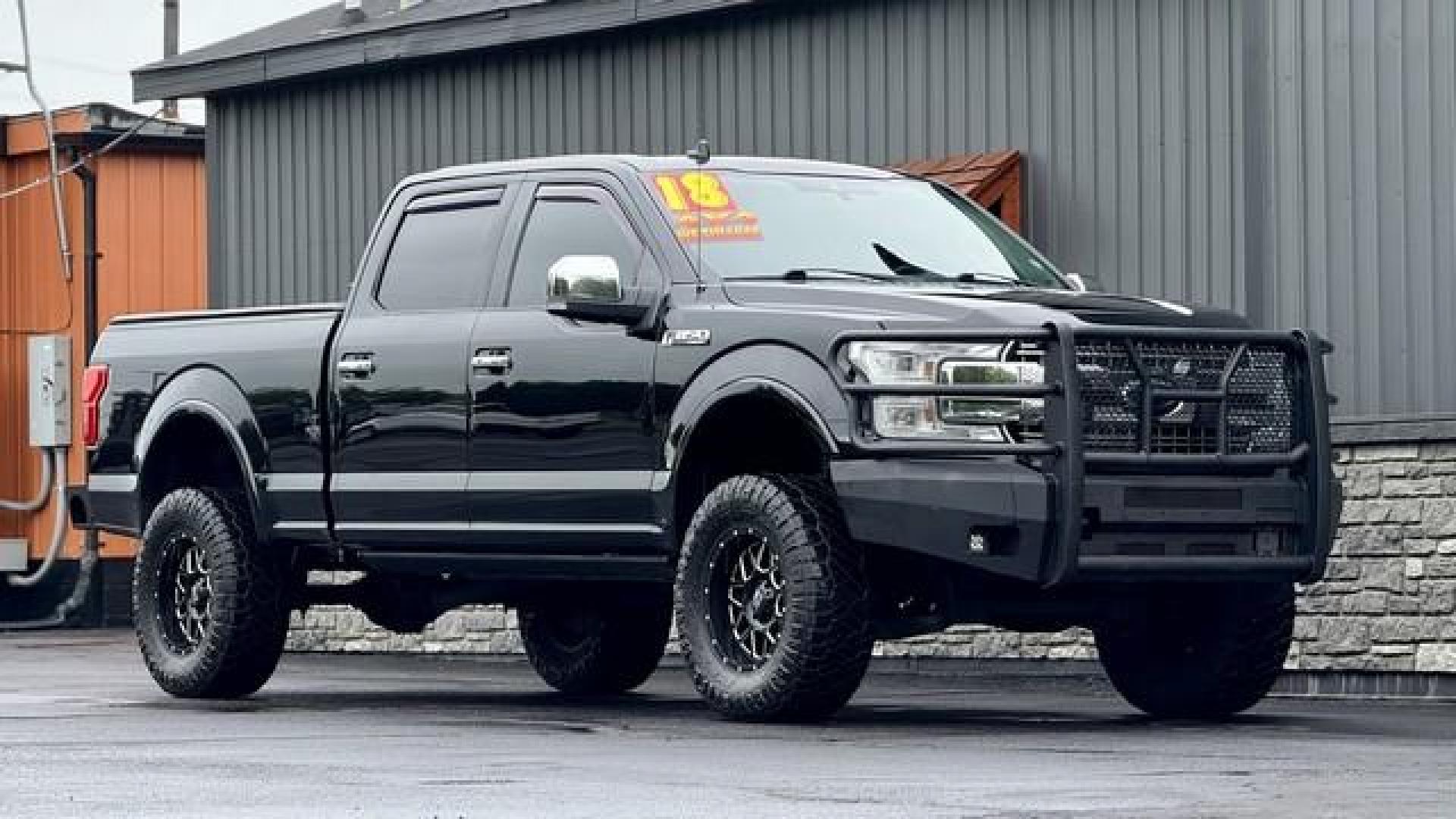 2018 BLACK FORD F-150 (1FTFW1E58JK) with an V8,5.0L(302 CID),DOHC engine, AUTOMATIC transmission, located at 14600 Frazho Road, Warren, MI, 48089, (586) 776-3400, 42.485996, -82.974220 - Photo#0