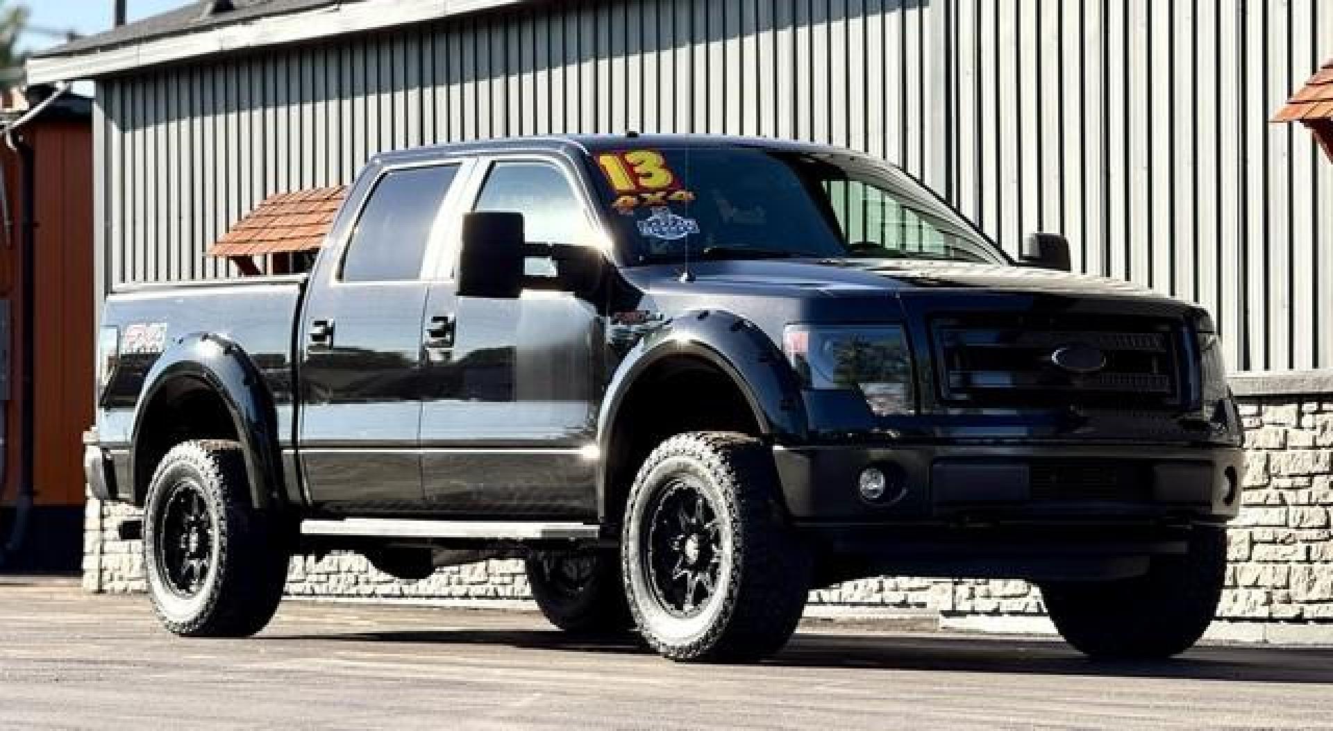 2013 BLACK FORD F-150 (1FTFW1ET5DF) with an V6,3.5L(213 CID),DOHC engine, AUTOMATIC transmission, located at 14600 Frazho Road, Warren, MI, 48089, (586) 776-3400, 42.485996, -82.974220 - Photo#4