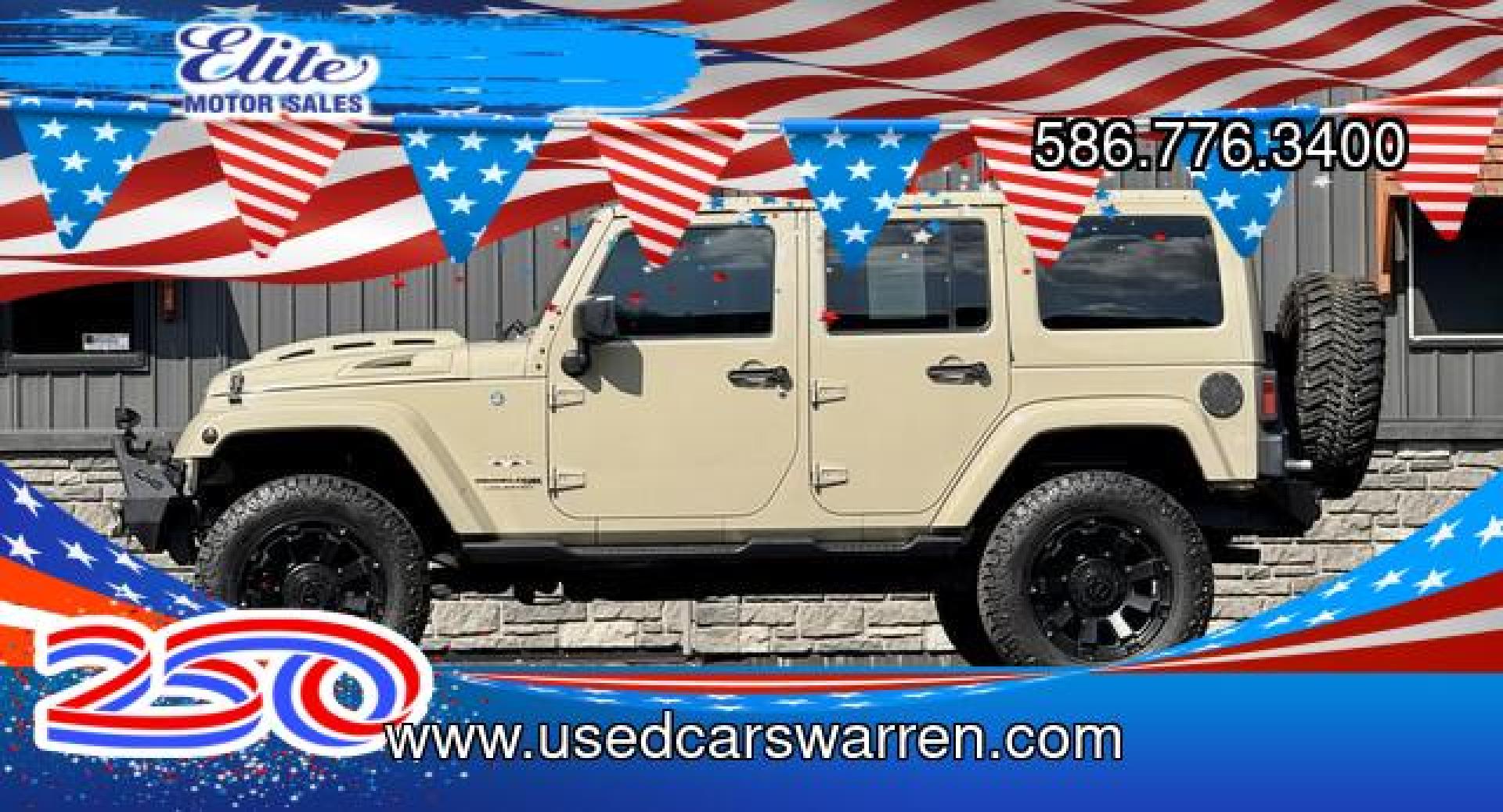 2018 GOBI JEEP WRANGLER JK (1C4BJWEG0JL) with an V6,3.6L(220 CID),DOHC engine, AUTOMATIC transmission, located at 14600 Frazho Road, Warren, MI, 48089, (586) 776-3400, 42.485996, -82.974220- Photo#0