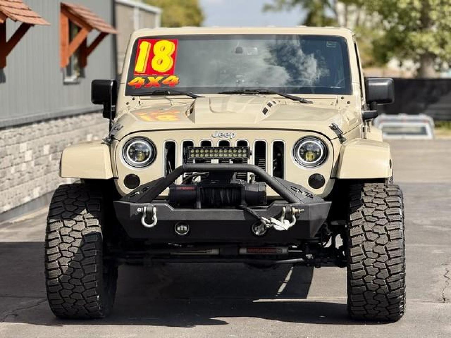 2018 GOBI JEEP WRANGLER JK (1C4BJWEG0JL) with an V6,3.6L(220 CID),DOHC engine, AUTOMATIC transmission, located at 14600 Frazho Road, Warren, MI, 48089, (586) 776-3400, 42.485996, -82.974220 - Photo#2