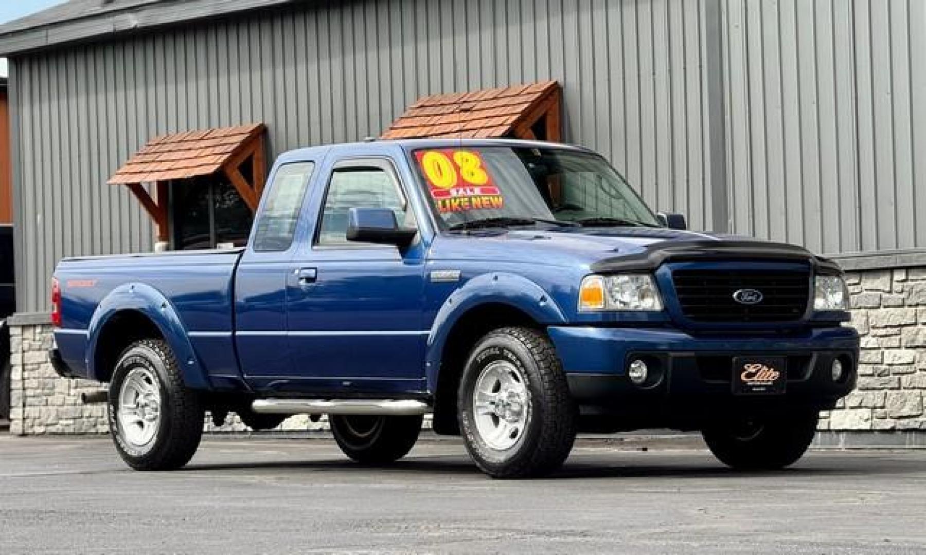 2008 BLUE FORD RANGER (1FTYR44U88P) with an V6,3.0L(182 CID),OHV engine, MANUAL transmission, located at 14600 Frazho Road, Warren, MI, 48089, (586) 776-3400, 42.485996, -82.974220 - Photo#3