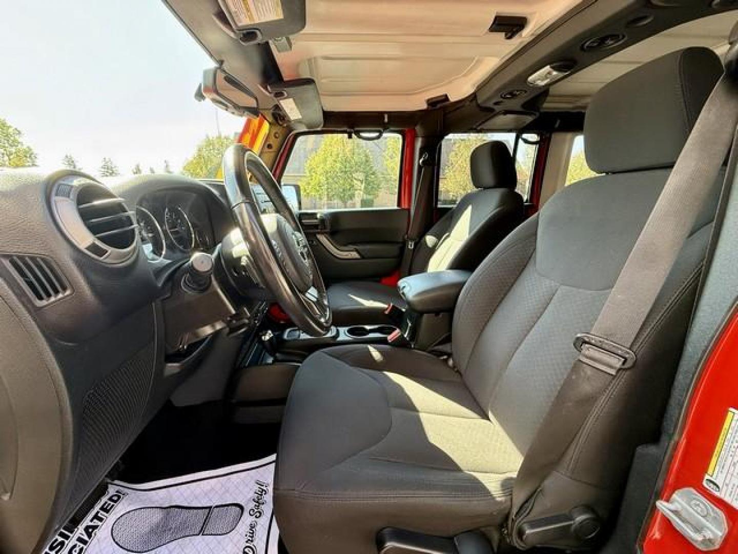 2017 FIRE CRACKER RED JEEP WRANGLER (1C4BJWDG4HL) with an V6,3.6L(220 CID),DOHC engine, AUTOMATIC transmission, located at 14600 Frazho Road, Warren, MI, 48089, (586) 776-3400, 42.485996, -82.974220 - Photo#6