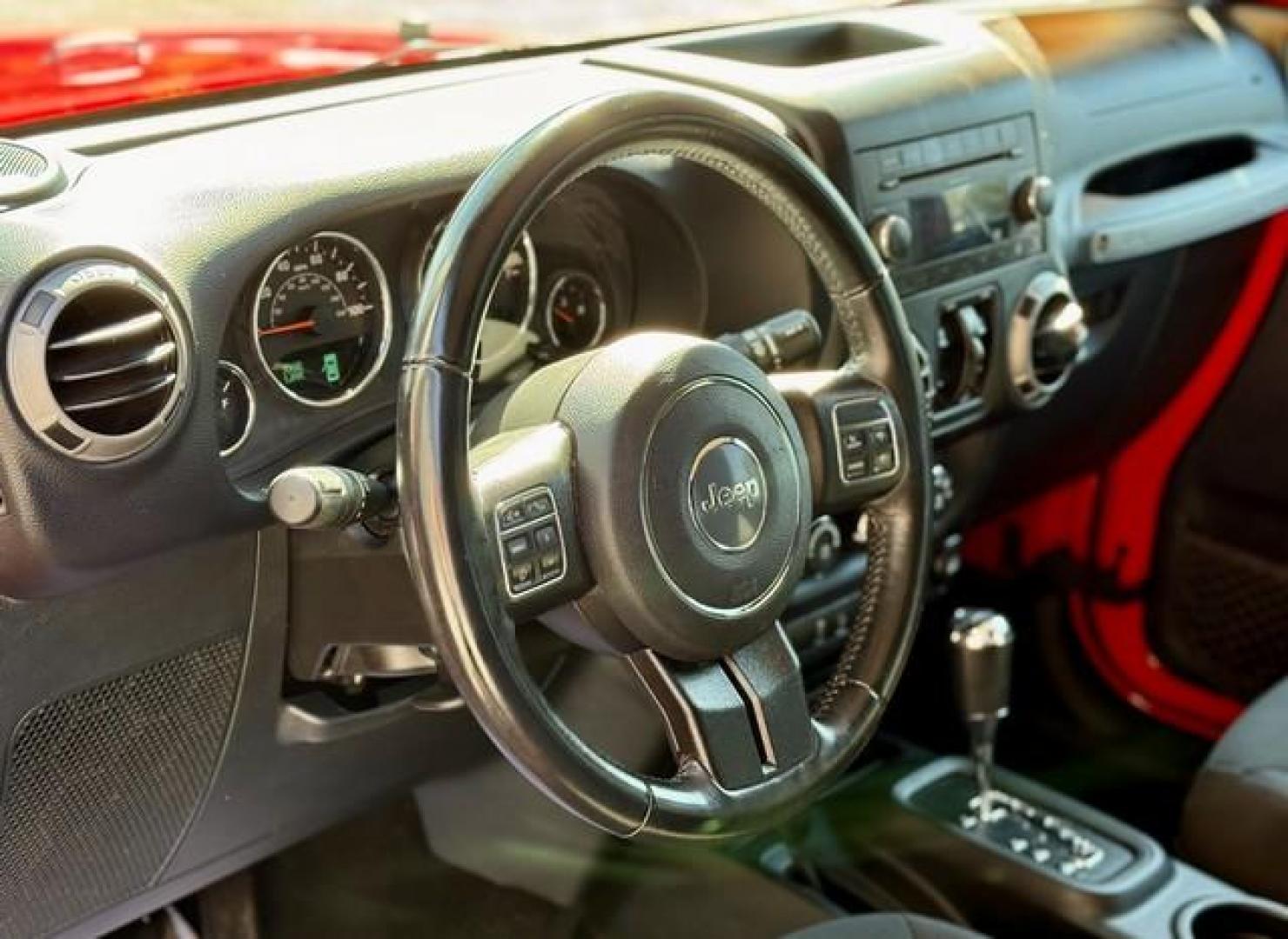 2017 FIRE CRACKER RED JEEP WRANGLER (1C4BJWDG4HL) with an V6,3.6L(220 CID),DOHC engine, AUTOMATIC transmission, located at 14600 Frazho Road, Warren, MI, 48089, (586) 776-3400, 42.485996, -82.974220 - Photo#8