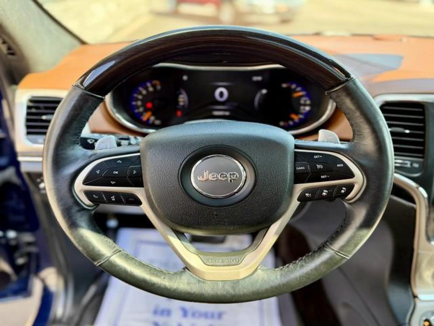 2017 BLUE JEEP GRAND CHEROKEE (1C4RJFJT7HC) with an V8,5.7L(345 CID),OHV engine, AUTOMATIC transmission, located at 14600 Frazho Road, Warren, MI, 48089, (586) 776-3400, 42.485996, -82.974220 - Photo#9