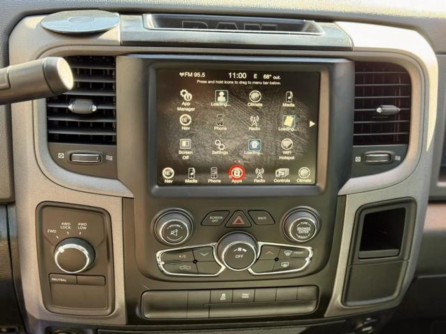 2017 BLACK RAM 1500 (3C6RR7KT7HG) with an V8,5.7L(345 CID),OHV engine, AUTOMATIC transmission, located at 14600 Frazho Road, Warren, MI, 48089, (586) 776-3400, 42.485996, -82.974220 - Photo#11