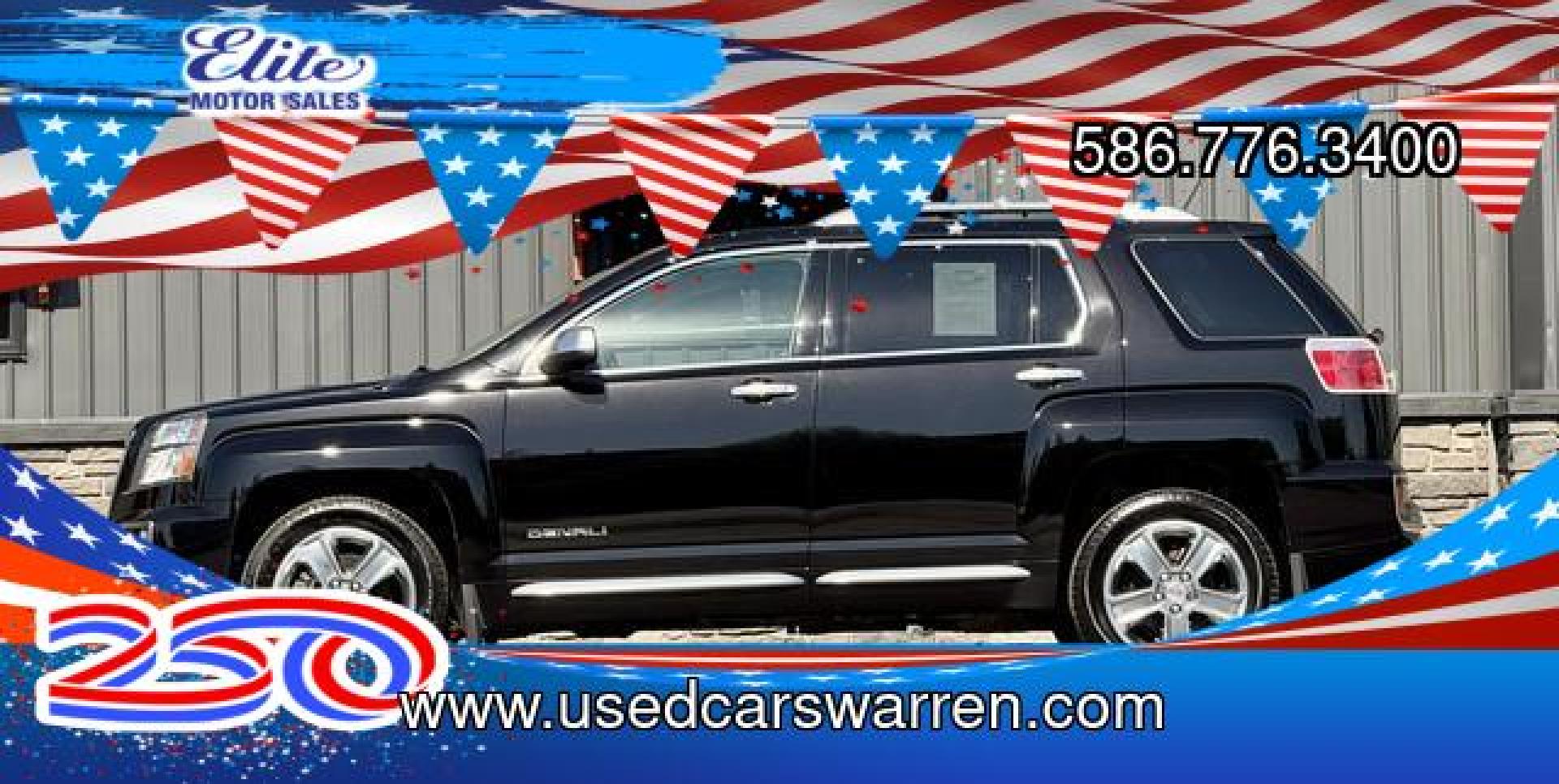 2016 BLACK GMC TERRAIN (2GKFLVEK0G6) with an L4,2.4L(145 CID),DOHC engine, AUTOMATIC transmission, located at 14600 Frazho Road, Warren, MI, 48089, (586) 776-3400, 42.485996, -82.974220- Photo#0
