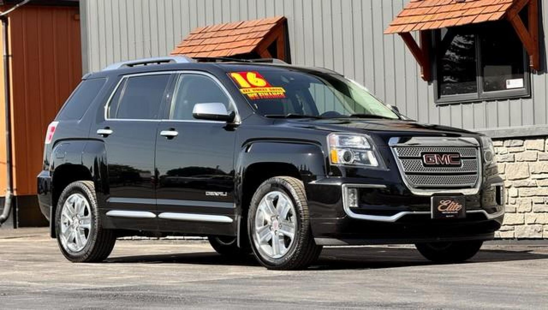 2016 BLACK GMC TERRAIN (2GKFLVEK0G6) with an L4,2.4L(145 CID),DOHC engine, AUTOMATIC transmission, located at 14600 Frazho Road, Warren, MI, 48089, (586) 776-3400, 42.485996, -82.974220 - Photo#2