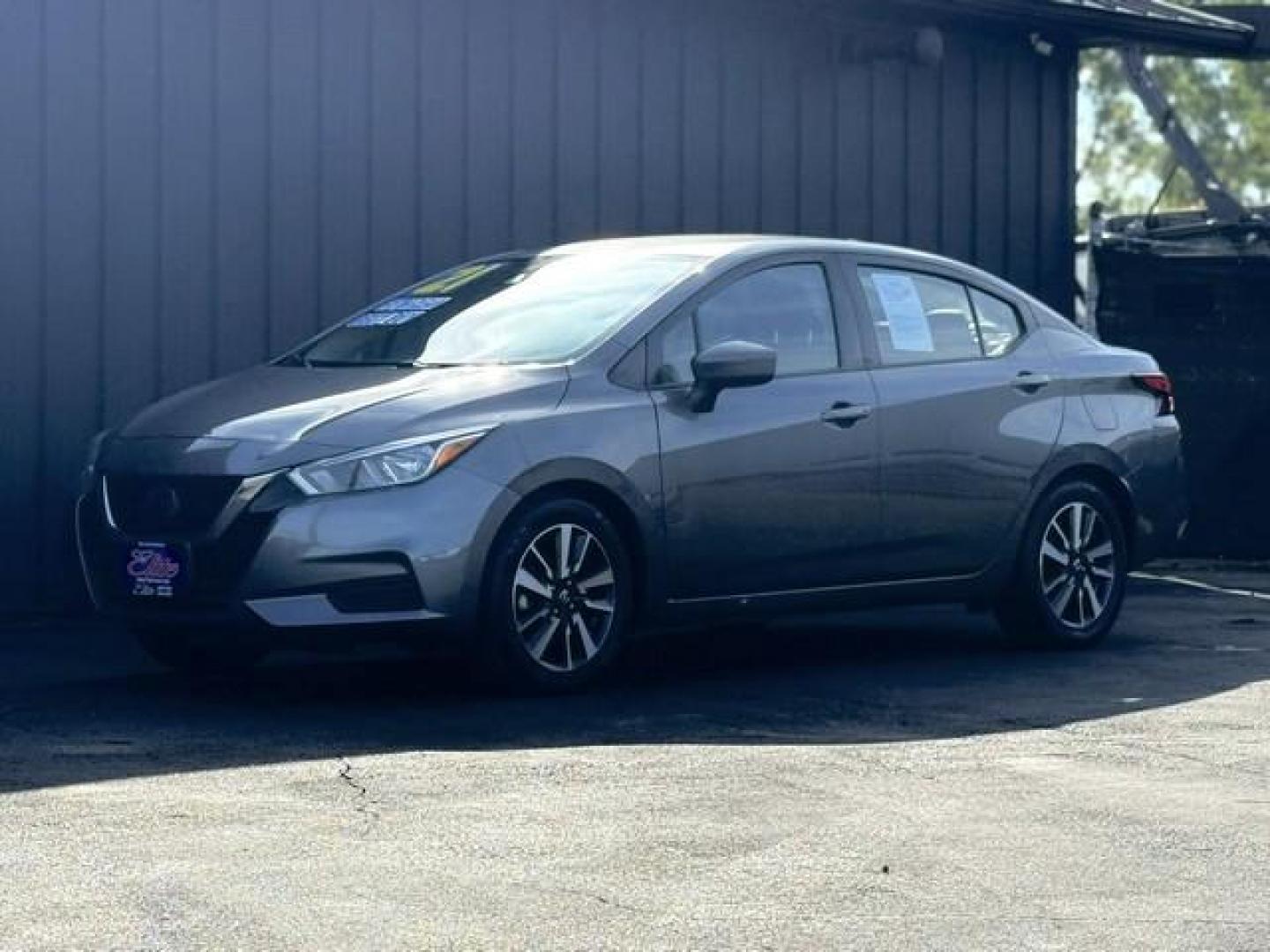 2021 GRAY NISSAN VERSA (3N1CN8EV4ML) with an L4,1.6L(98 CID),DOHC engine, AUTOMATIC transmission, located at 14600 Frazho Road, Warren, MI, 48089, (586) 776-3400, 42.485996, -82.974220 - Photo#1