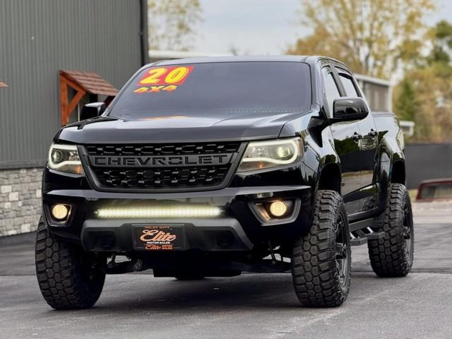 2020 BLACK CHEVROLET COLORADO (1GCGTCEN2L1) with an V6,3.6L(222 CID), engine, AUTOMATIC transmission, located at 14600 Frazho Road, Warren, MI, 48089, (586) 776-3400, 42.485996, -82.974220 - Photo#1