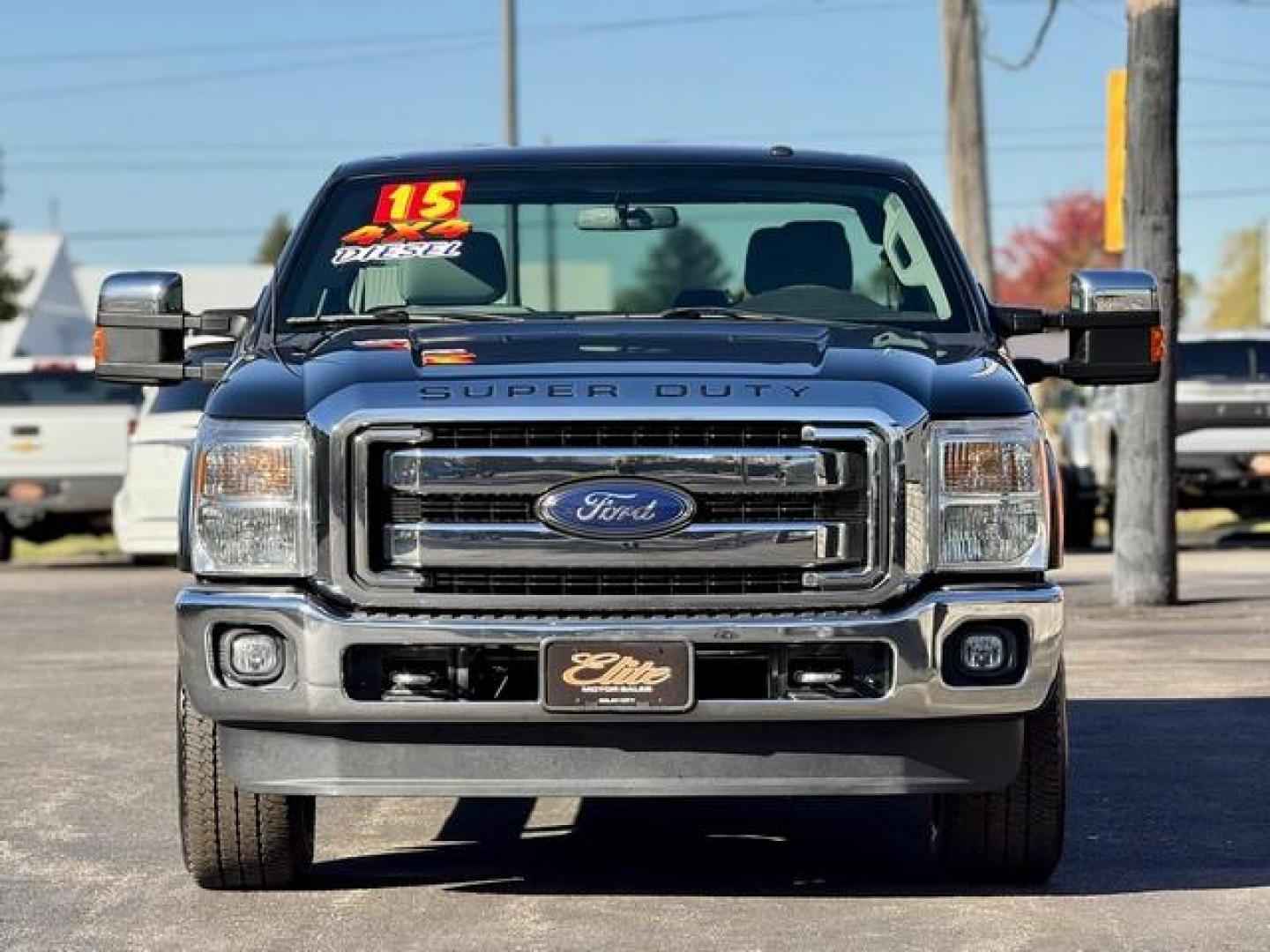 2015 BLACK FORD F-250 SUPER DUTY (1FT7X2BT6FE) with an V8,6.7L(406 CID),OHV engine, AUTOMATIC transmission, located at 14600 Frazho Road, Warren, MI, 48089, (586) 776-3400, 42.485996, -82.974220 - Photo#4