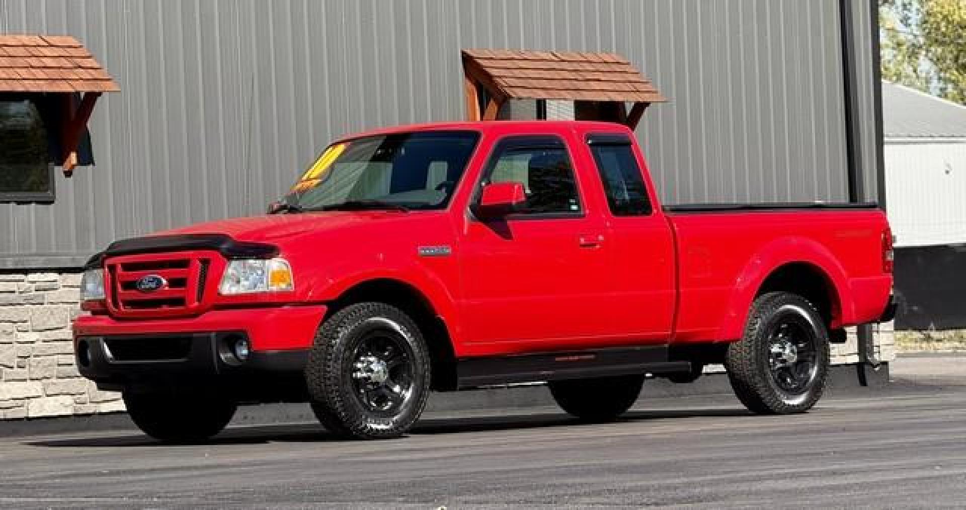2010 RED FORD RANGER (1FTKR4EEXAP) with an V6,4.0L(245 CID),SOHC engine, MANUAL transmission, located at 14600 Frazho Road, Warren, MI, 48089, (586) 776-3400, 42.485996, -82.974220 - Photo#0