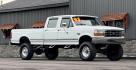 1997 WHITE FORD F350 (1FTJW36G1VE) with an 7.5 engine, AUTOMATIC transmission, located at 14600 Frazho Road, Warren, MI, 48089, (586) 776-3400, 42.485996, -82.974220 - Photo#3
