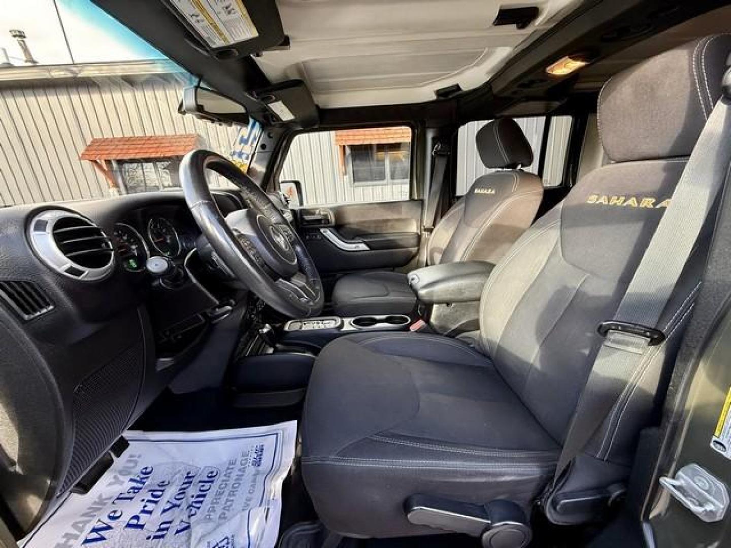 2015 GREEN JEEP WRANGLER (1C4BJWEG7FL) with an V6,3.6L(220 CID),DOHC engine, AUTOMATIC transmission, located at 14600 Frazho Road, Warren, MI, 48089, (586) 776-3400, 42.485996, -82.974220 - Photo#6