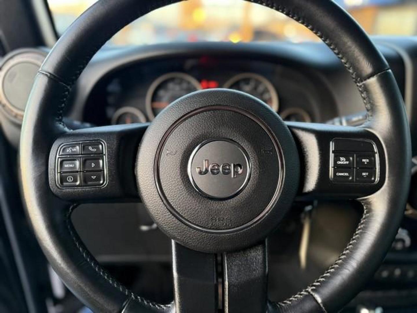 2017 BLACK JEEP WRANGLER (1C4BJWEG6HL) with an V6,3.6L(220 CID),DOHC engine, AUTOMATIC transmission, located at 14600 Frazho Road, Warren, MI, 48089, (586) 776-3400, 42.485996, -82.974220 - Photo#14