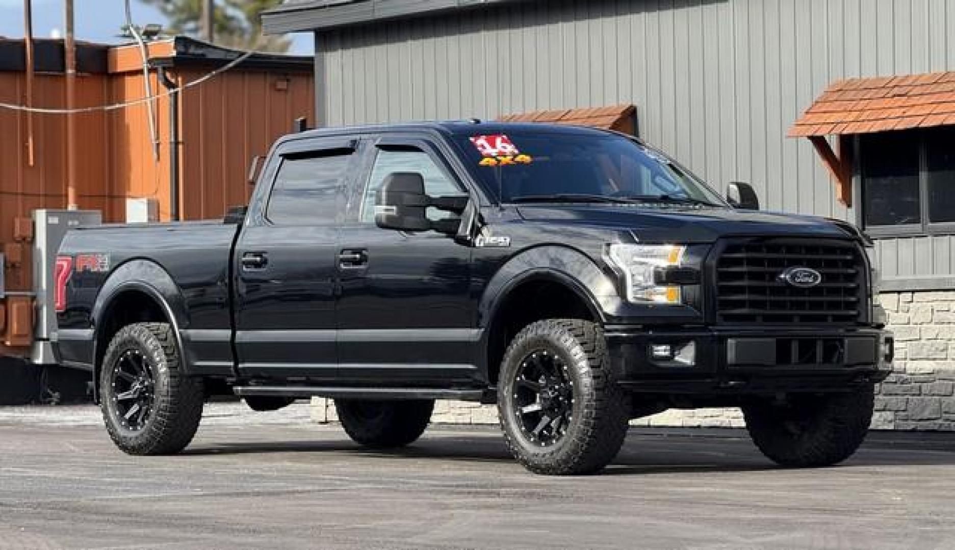 2016 BLACK FORD F-150 (1FTFW1EF5GF) with an V8,5.0L(302 CID),DOHC engine, AUTOMATIC transmission, located at 14600 Frazho Road, Warren, MI, 48089, (586) 776-3400, 42.485996, -82.974220 - Photo#4