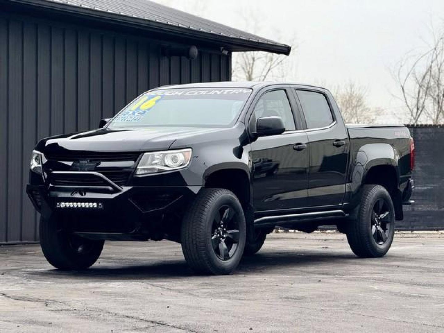2016 BLACK CHEVROLET COLORADO (1GCGTCE30G1) with an V6,3.6L(217 CID),DOHC engine, AUTOMATIC transmission, located at 14600 Frazho Road, Warren, MI, 48089, (586) 776-3400, 42.485996, -82.974220 - Photo#1