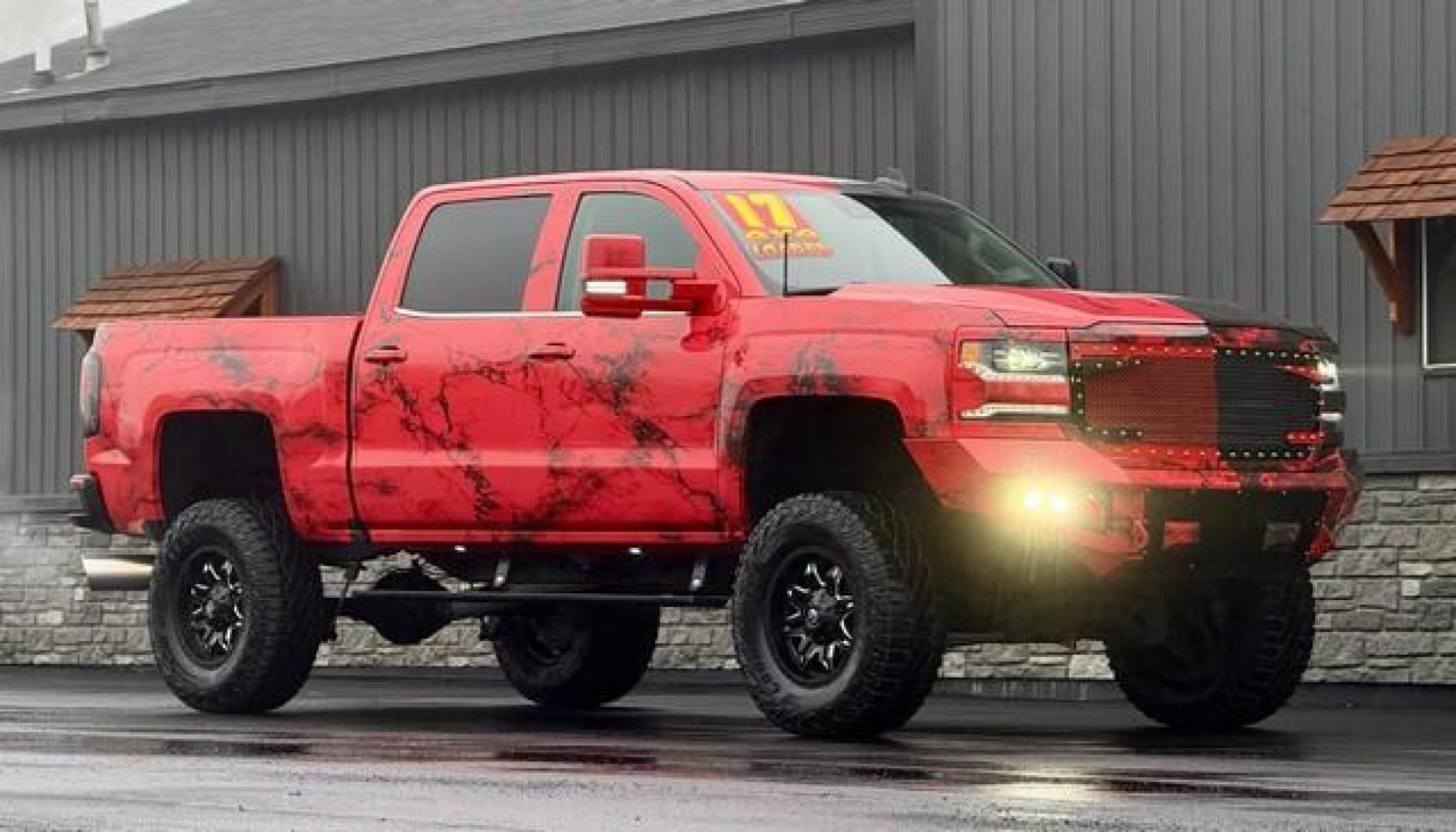 2017 RED CHEVROLET SILVERADO 1500 (3GCUKSEJ8HG) with an V8,6.2L(376 CID),OHV engine, AUTOMATIC transmission, located at 14600 Frazho Road, Warren, MI, 48089, (586) 776-3400, 42.485996, -82.974220 - Photo#1