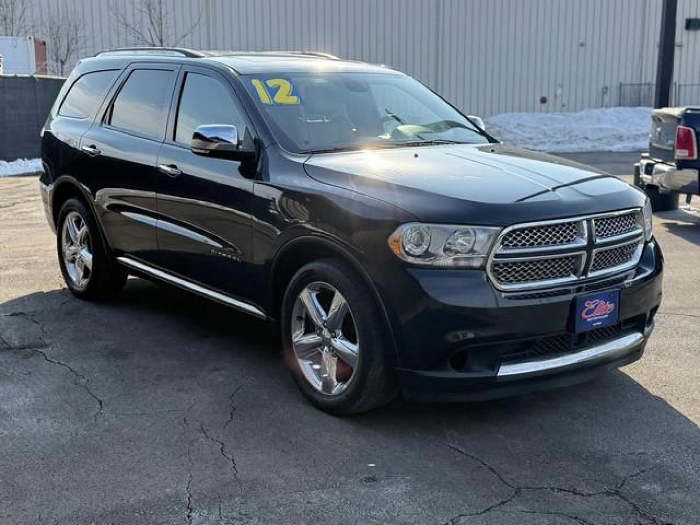 2012 BLACK DODGE DURANGO (1C4RDJEG5CC) with an V6,3.6L(220 CID),DOHC engine, AUTOMATIC transmission, located at 14600 Frazho Road, Warren, MI, 48089, (586) 776-3400, 42.485996, -82.974220 - Photo#3