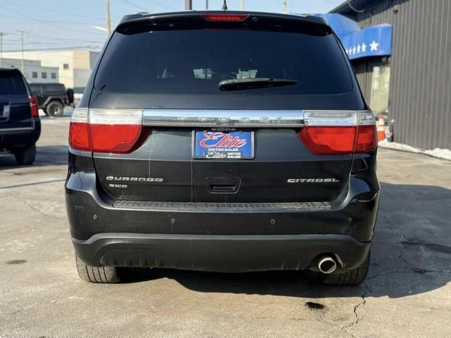 2012 BLACK DODGE DURANGO (1C4RDJEG5CC) with an V6,3.6L(220 CID),DOHC engine, AUTOMATIC transmission, located at 14600 Frazho Road, Warren, MI, 48089, (586) 776-3400, 42.485996, -82.974220 - Photo#6