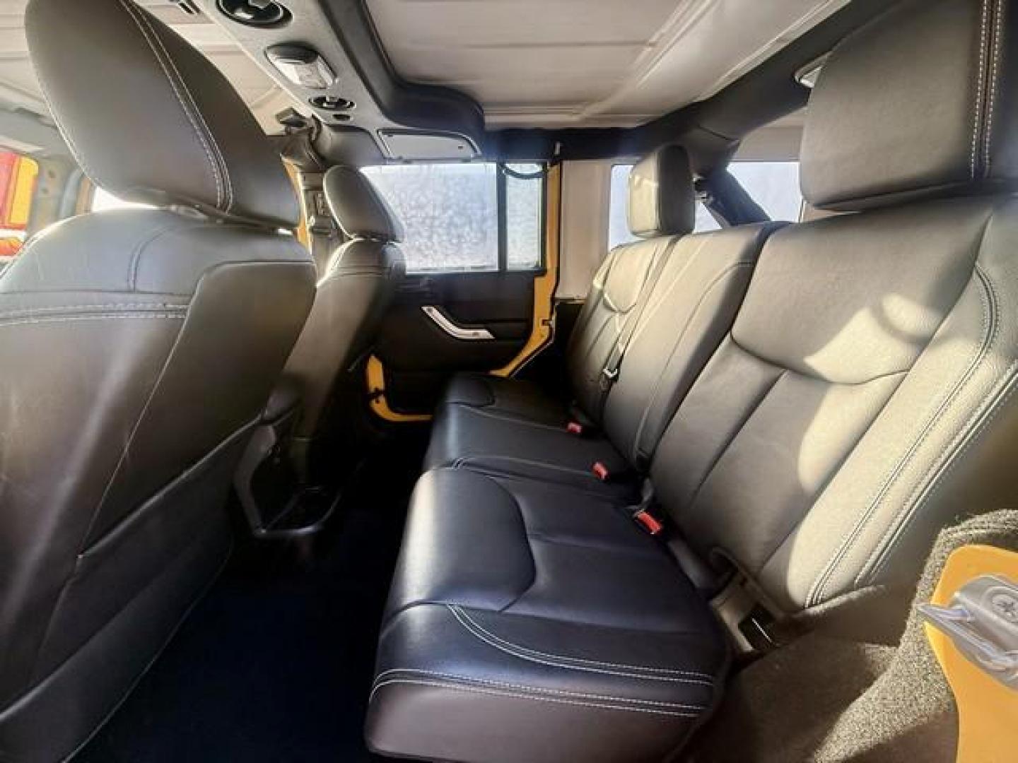 2015 YELLOW JEEP WRANGLER (1C4BJWEGXFL) with an V6,3.6L(220 CID),DOHC engine, AUTOMATIC transmission, located at 14600 Frazho Road, Warren, MI, 48089, (586) 776-3400, 42.485996, -82.974220 - Photo#7