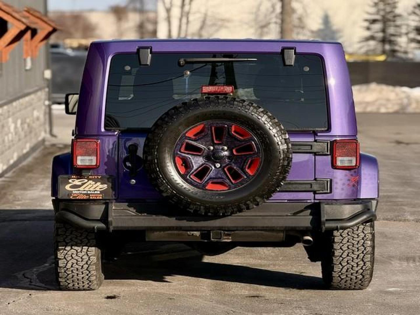 2016 PURPLE JEEP WRANGLER (1C4BJWEG1GL) with an V6,3.6L(220 CID),DOHC engine, AUTOMATIC transmission, located at 14600 Frazho Road, Warren, MI, 48089, (586) 776-3400, 42.485996, -82.974220 - Photo#5