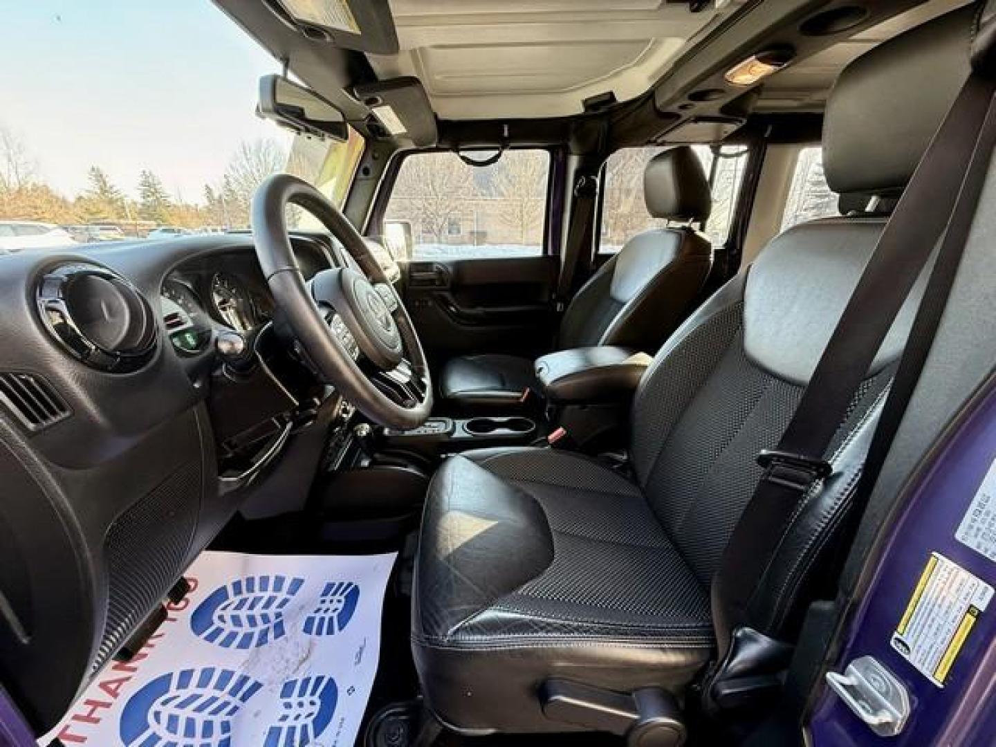 2016 PURPLE JEEP WRANGLER (1C4BJWEG1GL) with an V6,3.6L(220 CID),DOHC engine, AUTOMATIC transmission, located at 14600 Frazho Road, Warren, MI, 48089, (586) 776-3400, 42.485996, -82.974220 - Photo#7