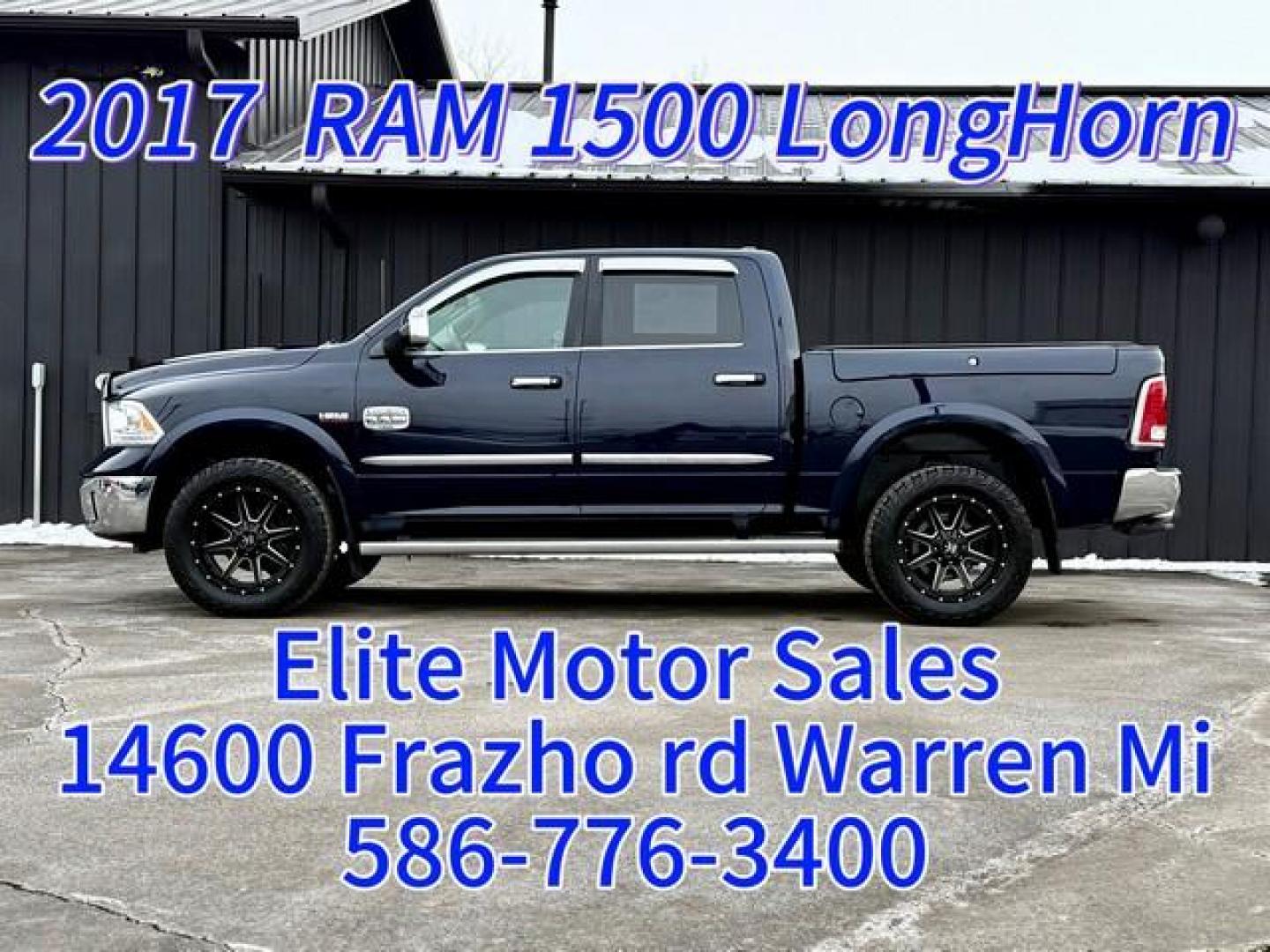 2017 BLUE RAM 1500 (1C6RR7PT3HS) with an V8,5.7L(345 CID),OHV engine, AUTOMATIC transmission, located at 14600 Frazho Road, Warren, MI, 48089, (586) 776-3400, 42.485996, -82.974220 - Photo#0