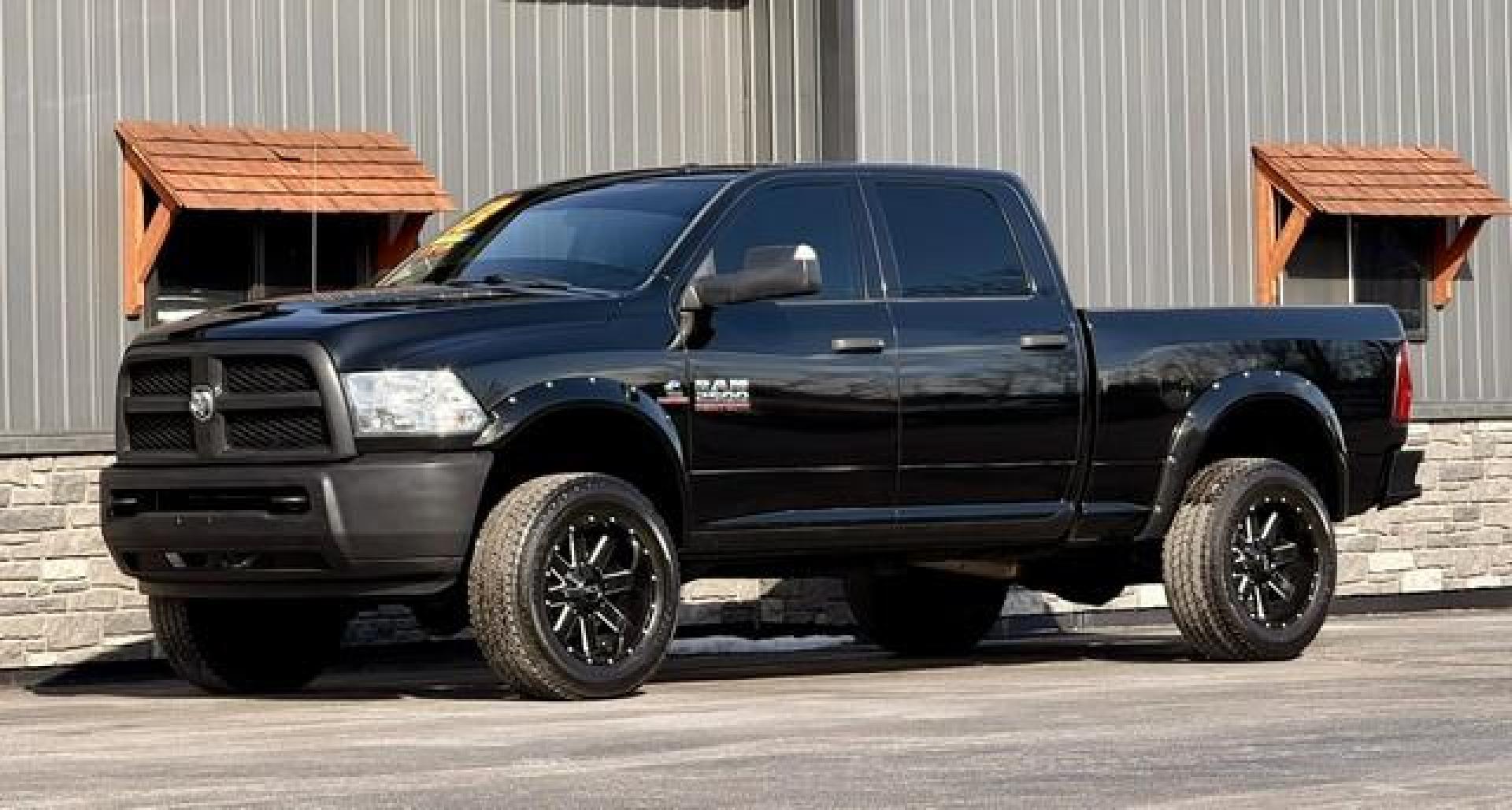 2013 BLACK RAM 2500 (3C6UR5CL7DG) with an L6,6.7L(408 CID),OHV engine, AUTOMATIC transmission, located at 14600 Frazho Road, Warren, MI, 48089, (586) 776-3400, 42.485996, -82.974220 - Photo#1