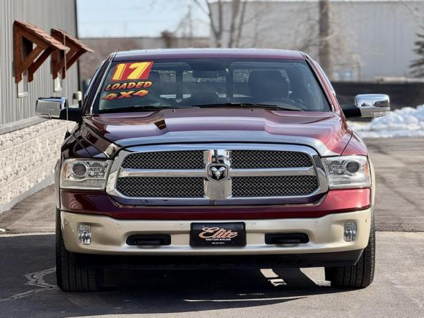 2017 BURGANDY RAM 1500 (1C6RR7WT3HS) with an V8,5.7L(345 CID),OHV engine, AUTOMATIC transmission, located at 14600 Frazho Road, Warren, MI, 48089, (586) 776-3400, 42.485996, -82.974220 - Photo#4