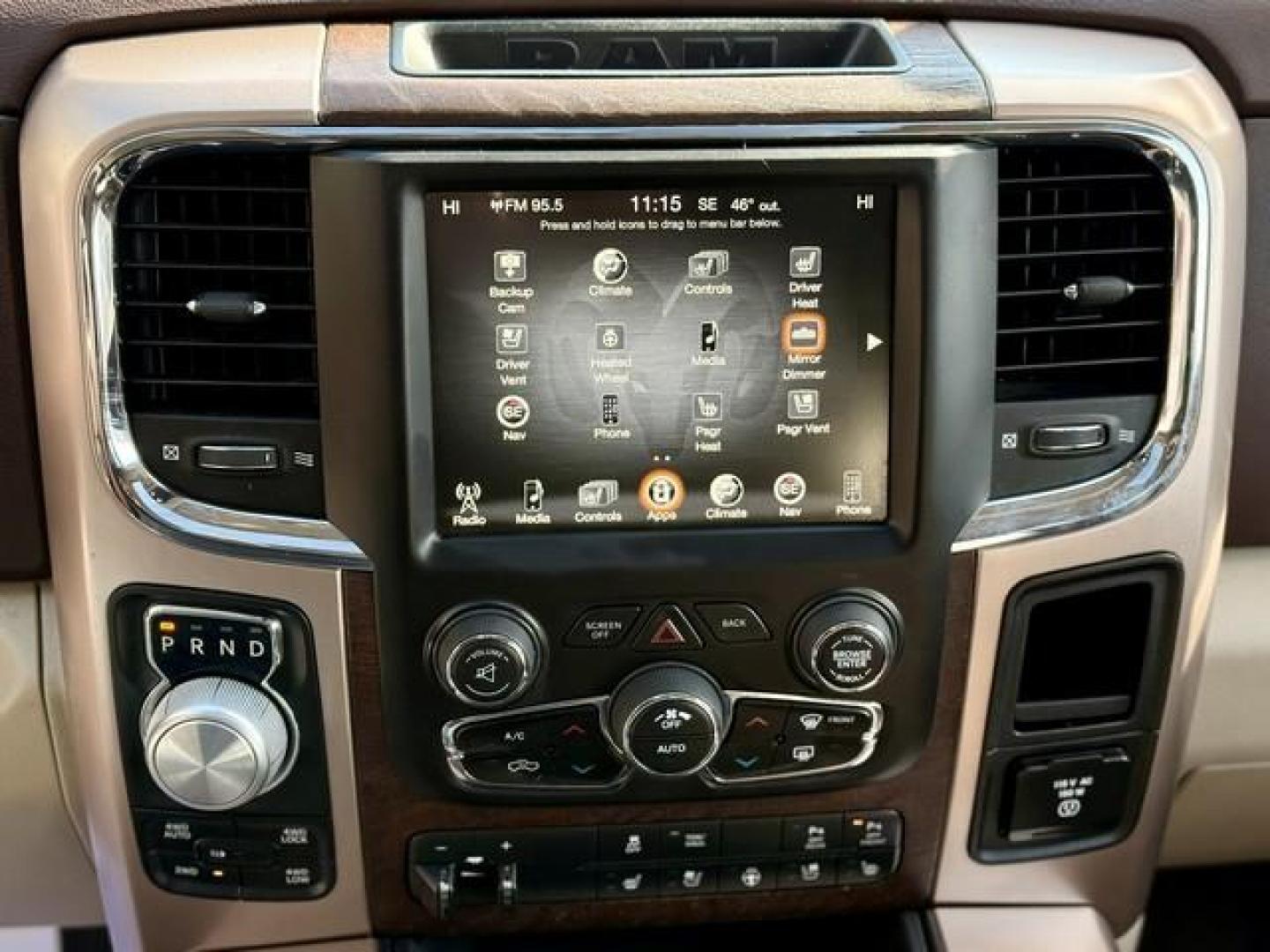 2017 BURGANDY RAM 1500 (1C6RR7WT3HS) with an V8,5.7L(345 CID),OHV engine, AUTOMATIC transmission, located at 14600 Frazho Road, Warren, MI, 48089, (586) 776-3400, 42.485996, -82.974220 - Photo#11