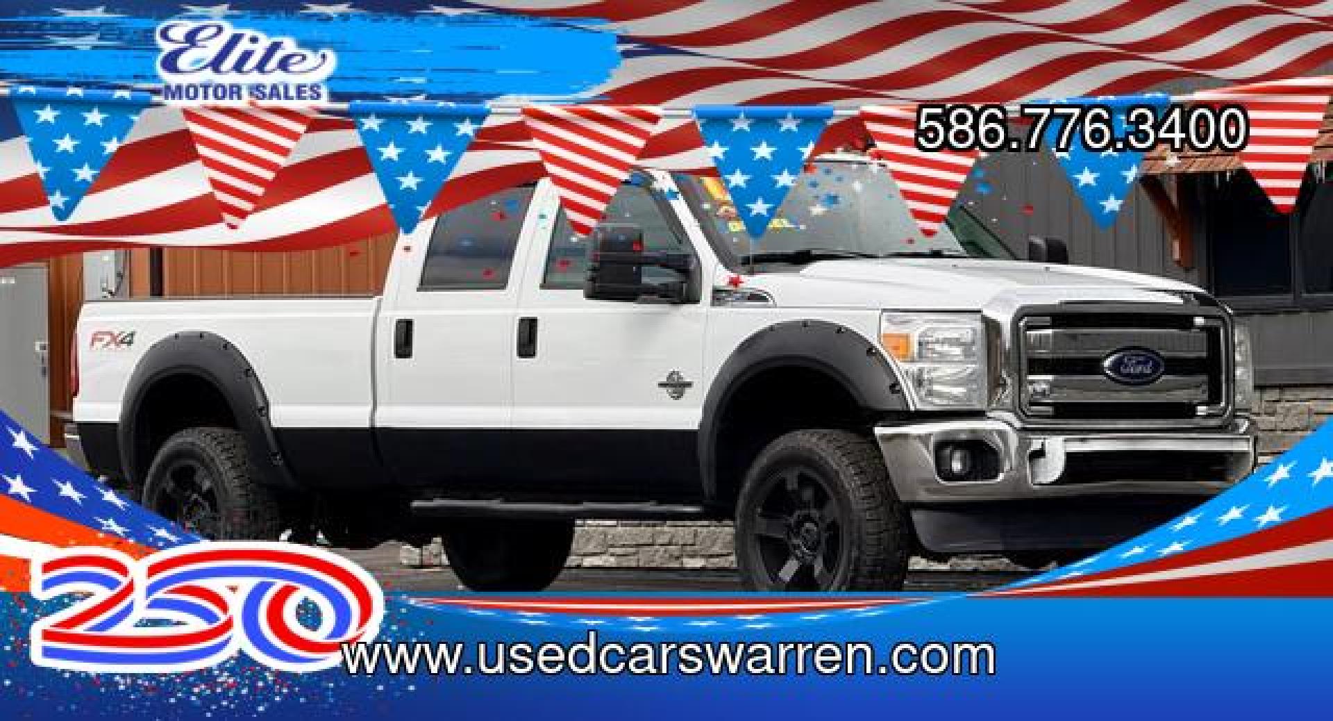 2015 WHITE FORD F-250 SUPER DUTY (1FT7W2BT0FE) with an V8,6.7L(406 CID),OHV engine, AUTOMATIC transmission, located at 14600 Frazho Road, Warren, MI, 48089, (586) 776-3400, 42.485996, -82.974220- Photo#0