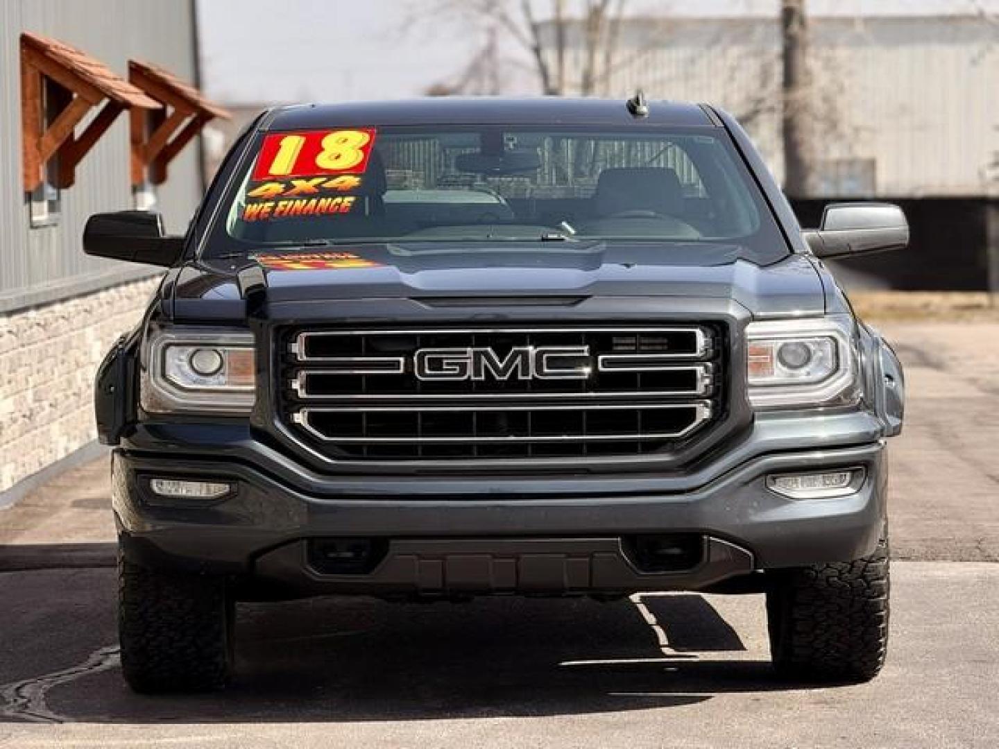 2018 GRAY GMC SIERRA 1500 (1GTV2LECXJZ) with an V8,5.3L(325 CID),OHV engine, AUTOMATIC transmission, located at 14600 Frazho Road, Warren, MI, 48089, (586) 776-3400, 42.485996, -82.974220 - Photo#4