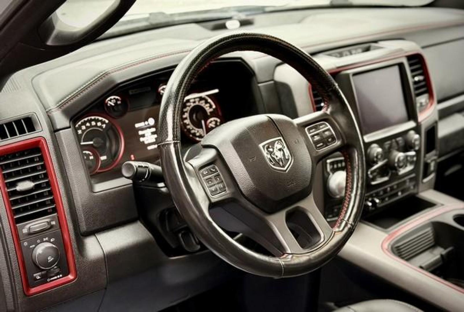 2018 WHITE RAM 1500 (1C6RR7YT9JS) with an V8,5.7L(345 CID),OHV engine, AUTOMATIC transmission, located at 14600 Frazho Road, Warren, MI, 48089, (586) 776-3400, 42.485996, -82.974220 - Photo#8