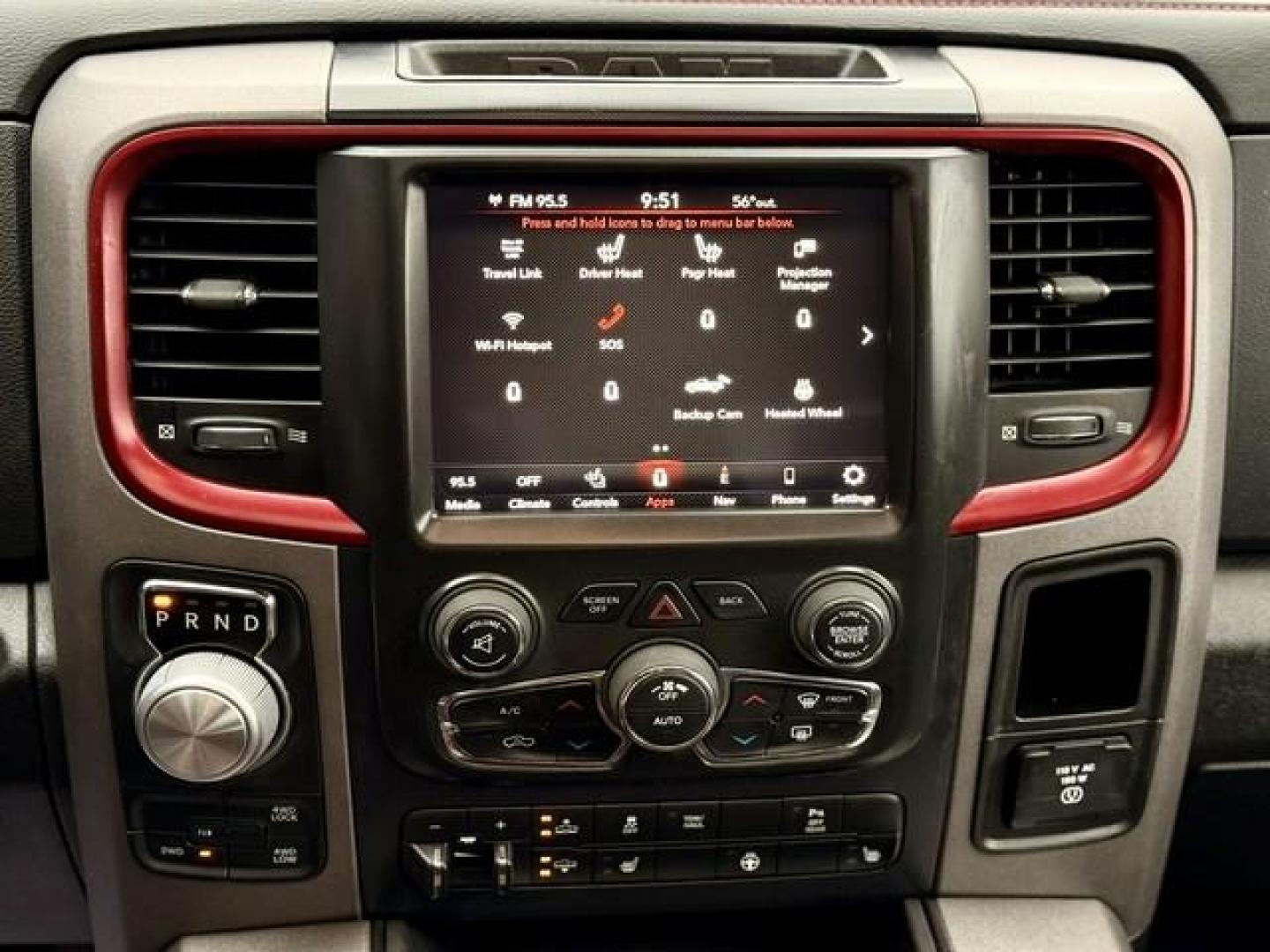 2018 WHITE RAM 1500 (1C6RR7YT9JS) with an V8,5.7L(345 CID),OHV engine, AUTOMATIC transmission, located at 14600 Frazho Road, Warren, MI, 48089, (586) 776-3400, 42.485996, -82.974220 - Photo#10