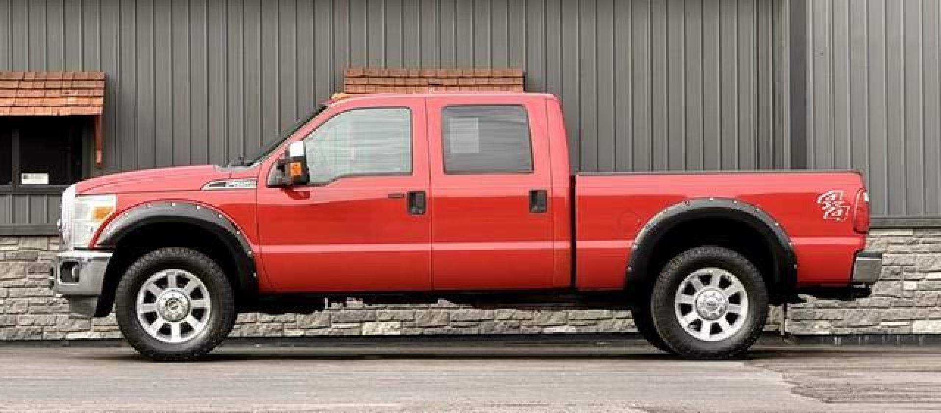 2011 RED FORD F-250 SUPER DUTY (1FT7W2B6XBE) with an V8,6.2L(379 CID),SOHC engine, located at 14600 Frazho Road, Warren, MI, 48089, (586) 776-3400, 42.485996, -82.974220 - Photo#1