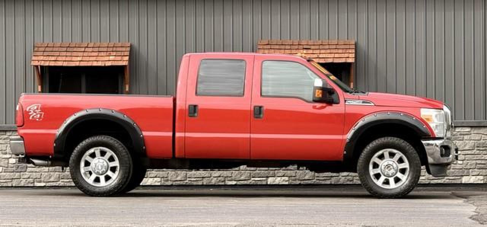 2011 RED FORD F-250 SUPER DUTY (1FT7W2B6XBE) with an V8,6.2L(379 CID),SOHC engine, located at 14600 Frazho Road, Warren, MI, 48089, (586) 776-3400, 42.485996, -82.974220 - Photo#3