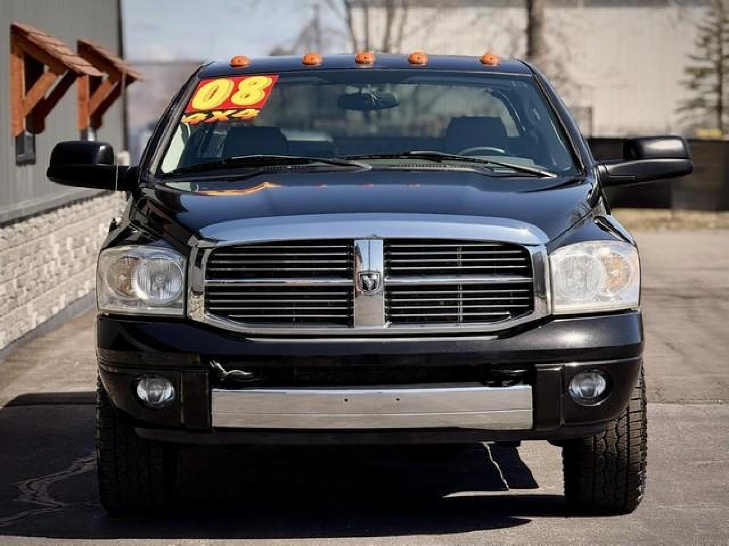 2008 BRILLIANT BLACK DODGE RAM 2500 PICKUP (3D7KS28A98G) with an L6,6.7L(408 CID),OHV engine, AUTOMATIC transmission, located at 14600 Frazho Road, Warren, MI, 48089, (586) 776-3400, 42.485996, -82.974220 - Photo#4