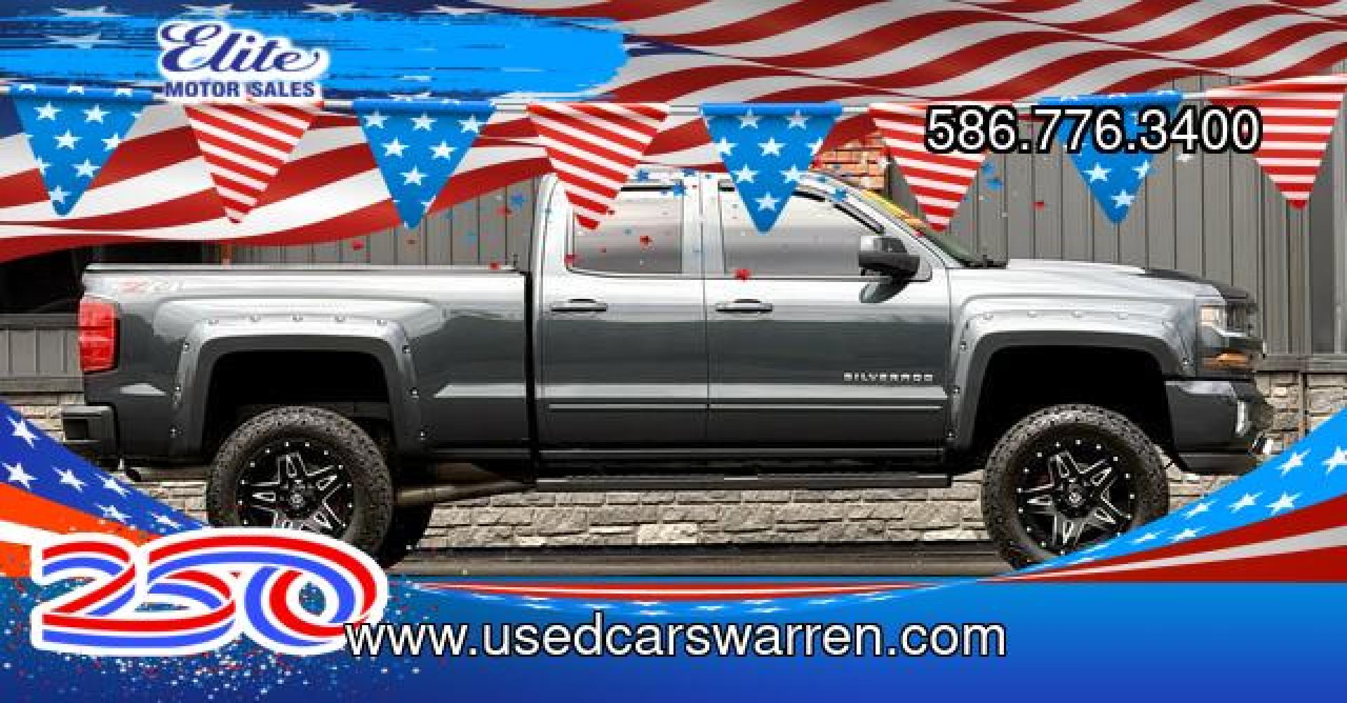 2018 GRAY CHEVROLET SILVERADO 1500 (1GCVKREC6JZ) with an V8,5.3L(325 CID),OHV engine, AUTOMATIC transmission, located at 14600 Frazho Road, Warren, MI, 48089, (586) 776-3400, 42.485996, -82.974220- Photo#0