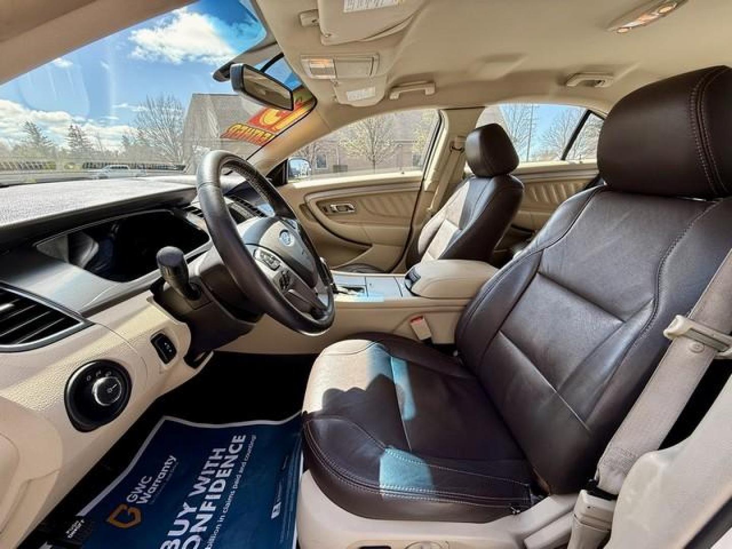 2013 WHITE PLATINUM FORD TAURUS (1FAHP2E86DG) with an V6,3.5L(213 CID),DOHC engine, AUTOMATIC transmission, located at 14600 Frazho Road, Warren, MI, 48089, (586) 776-3400, 42.485996, -82.974220 - Photo#7