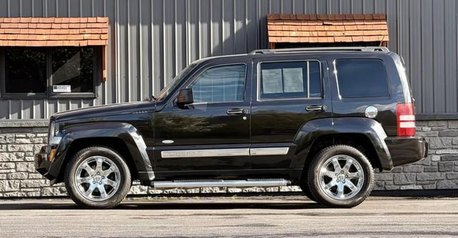 2012 BLACK JEEP LIBERTY (1C4PJMAK8CW) with an V6,3.7L(226 CID),SOHC engine, AUTOMATIC transmission, located at 14600 Frazho Road, Warren, MI, 48089, (586) 776-3400, 42.485996, -82.974220 - Photo#2