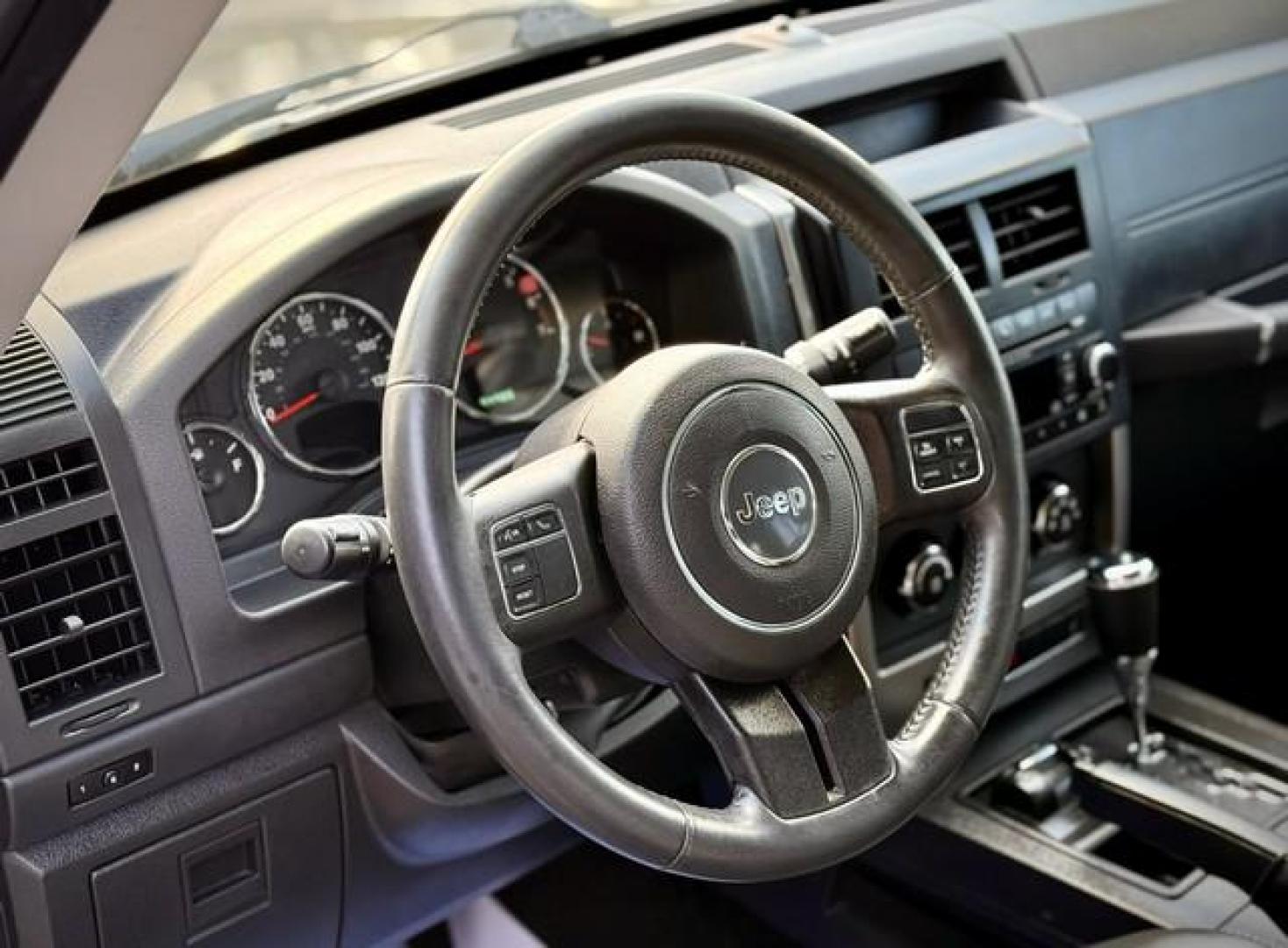 2012 BLACK JEEP LIBERTY (1C4PJMAK8CW) with an V6,3.7L(226 CID),SOHC engine, AUTOMATIC transmission, located at 14600 Frazho Road, Warren, MI, 48089, (586) 776-3400, 42.485996, -82.974220 - Photo#8