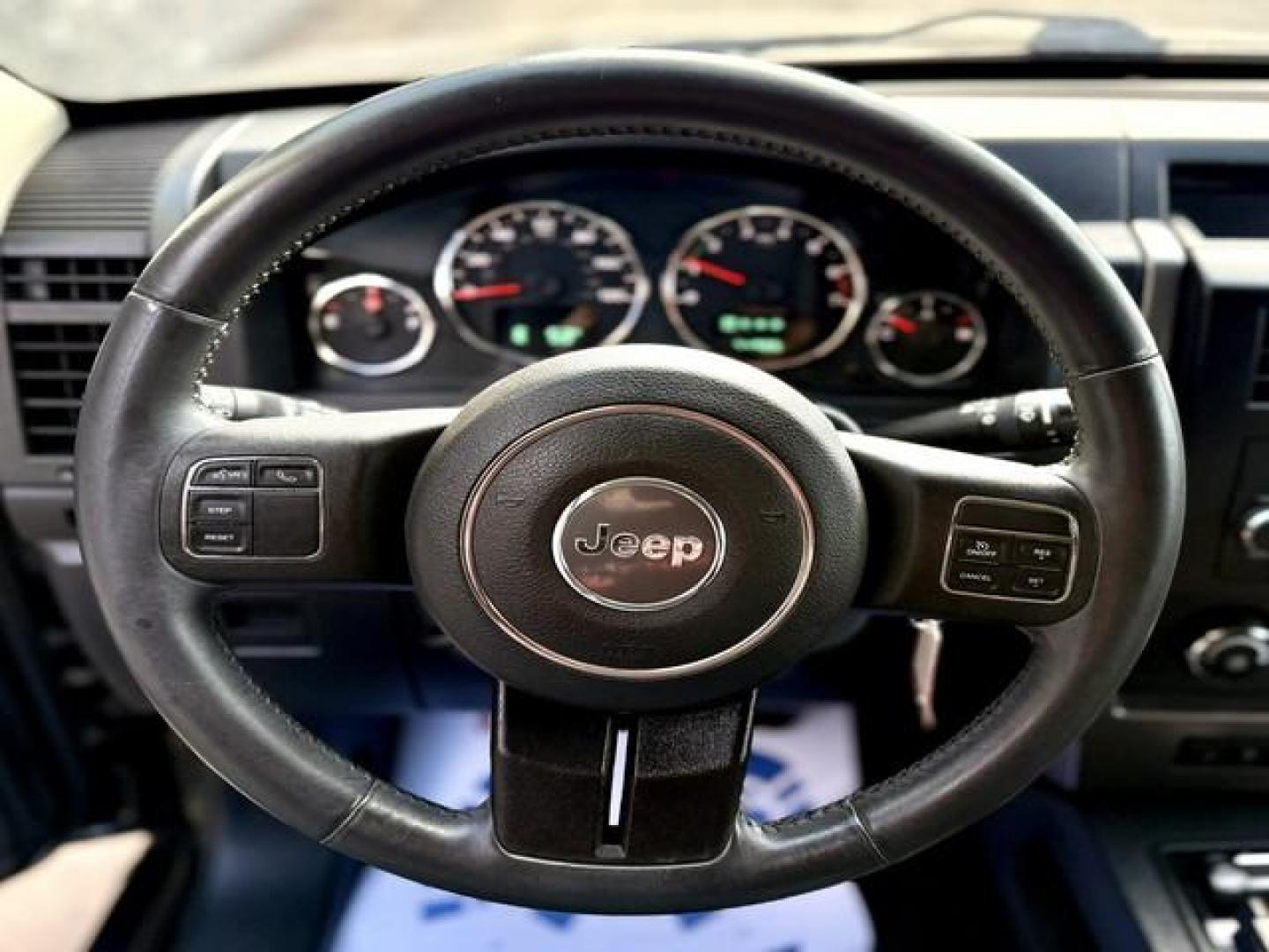 2012 BLACK JEEP LIBERTY (1C4PJMAK8CW) with an V6,3.7L(226 CID),SOHC engine, AUTOMATIC transmission, located at 14600 Frazho Road, Warren, MI, 48089, (586) 776-3400, 42.485996, -82.974220 - Photo#9