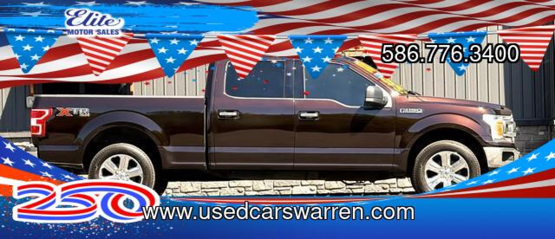 2018 MAGMA MAROON FORD F-150 (1FTFW1E52JF) with an V8,5.0L(302 CID),DOHC engine, AUTOMATIC transmission, located at 14600 Frazho Road, Warren, MI, 48089, (586) 776-3400, 42.485996, -82.974220- Photo#0