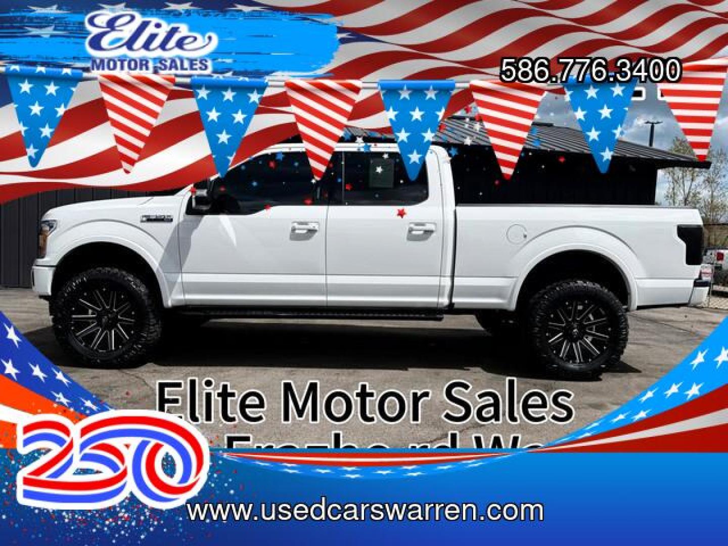 2019 WHITE FORD F-150 (1FTFW1E42KF) with an V6,3.5L(213 CID),DOHC engine, AUTOMATIC transmission, located at 14600 Frazho Road, Warren, MI, 48089, (586) 776-3400, 42.485996, -82.974220- Photo#0