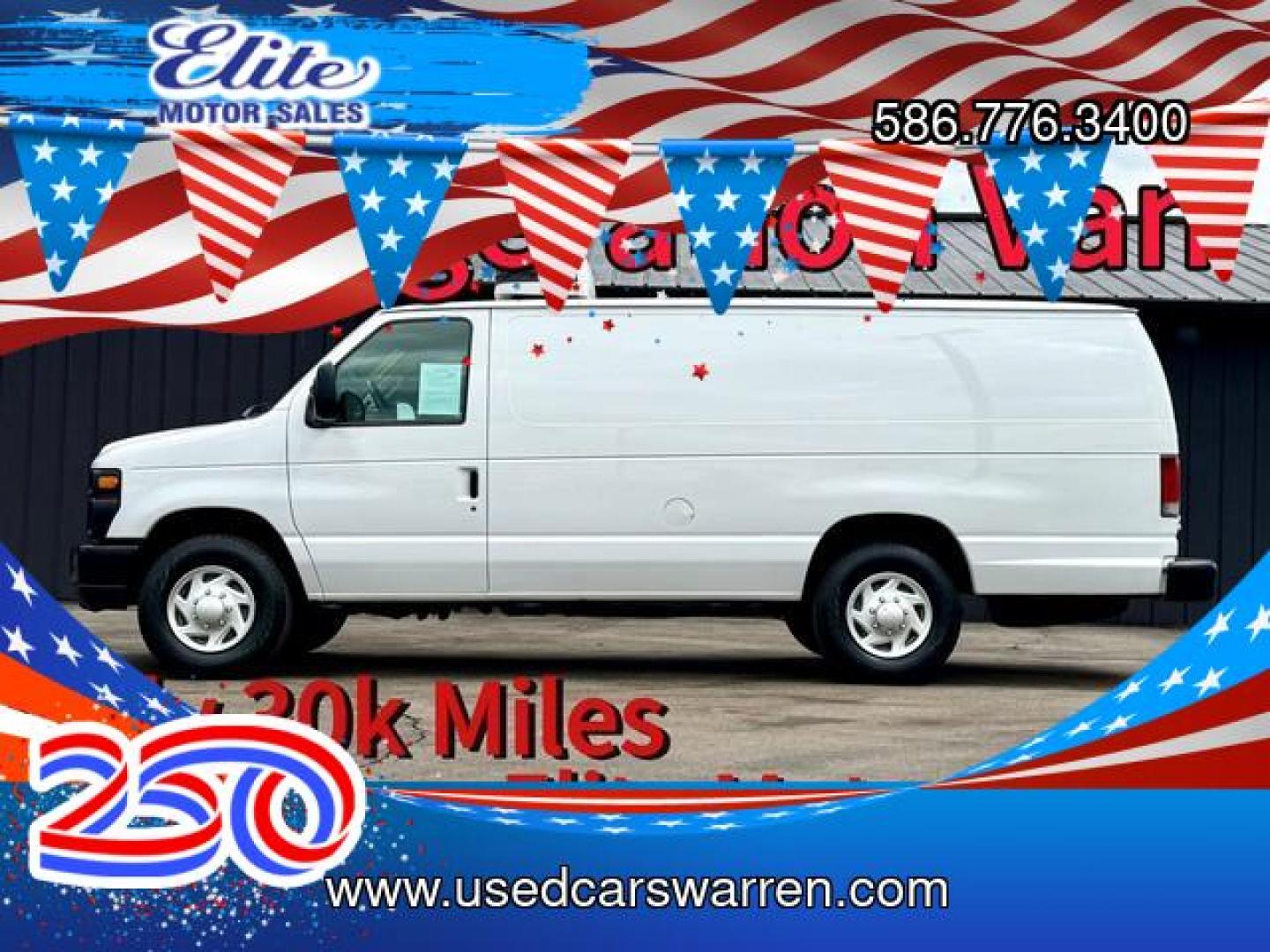 2011 WHITE FORD E-250 (1FTNS2EL6BD) with an V8,5.4L(330 CID),SOHC engine, AUTOMATIC transmission, located at 14600 Frazho Road, Warren, MI, 48089, (586) 776-3400, 42.485996, -82.974220- Photo#0